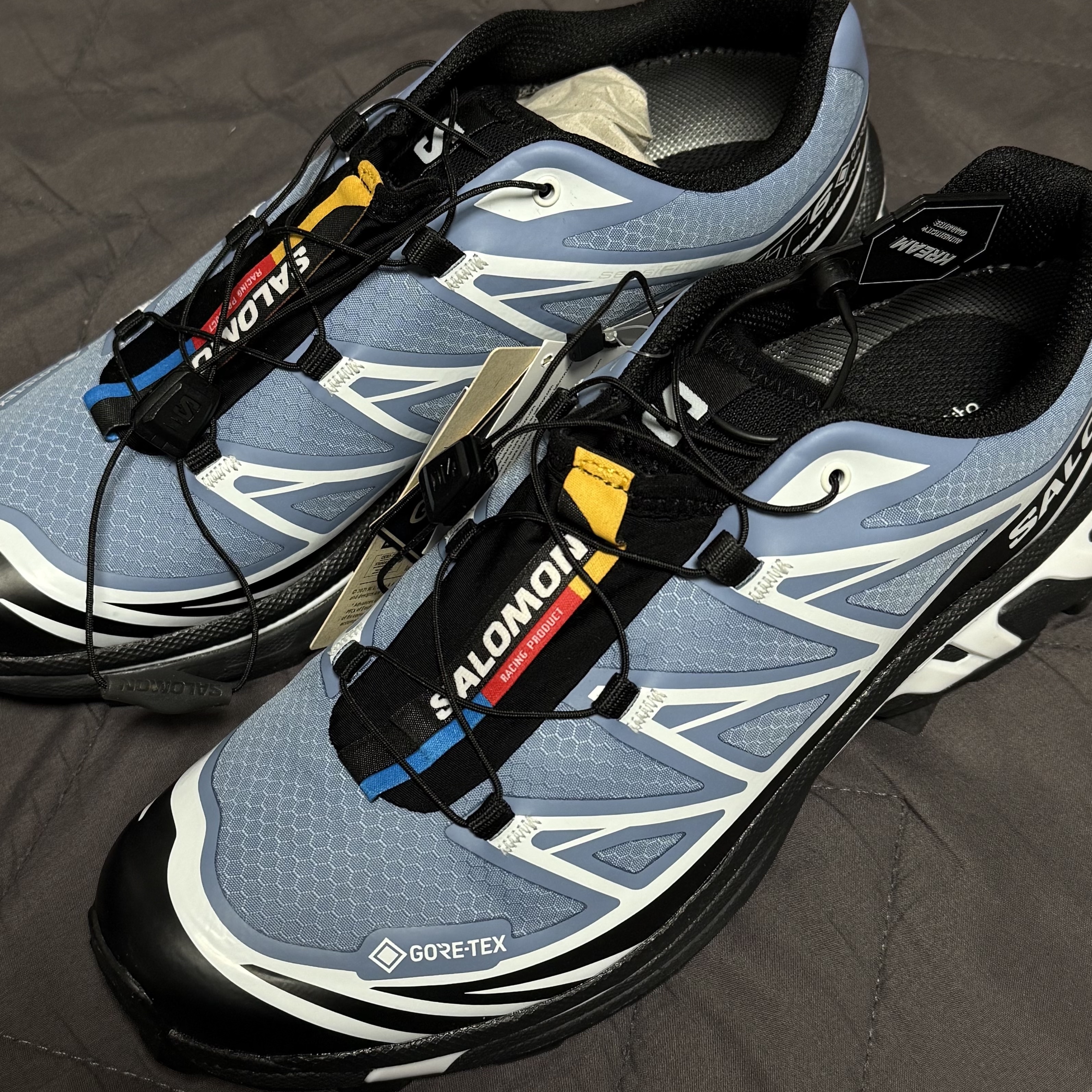 Salomon XT-6 GTX Black Infinity 착용 스타일