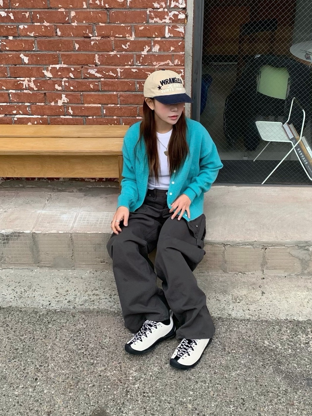 Keen 25SS New Jasper Sneakers Birch/Black, (W) Hysteric Glamour On Skull Pick Necklace Silver 착용 스타일