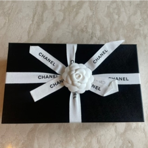 (W) Chanel Ballerina Flat Lambskin Grosgrain & Beige Black 착용 스타일 - 4