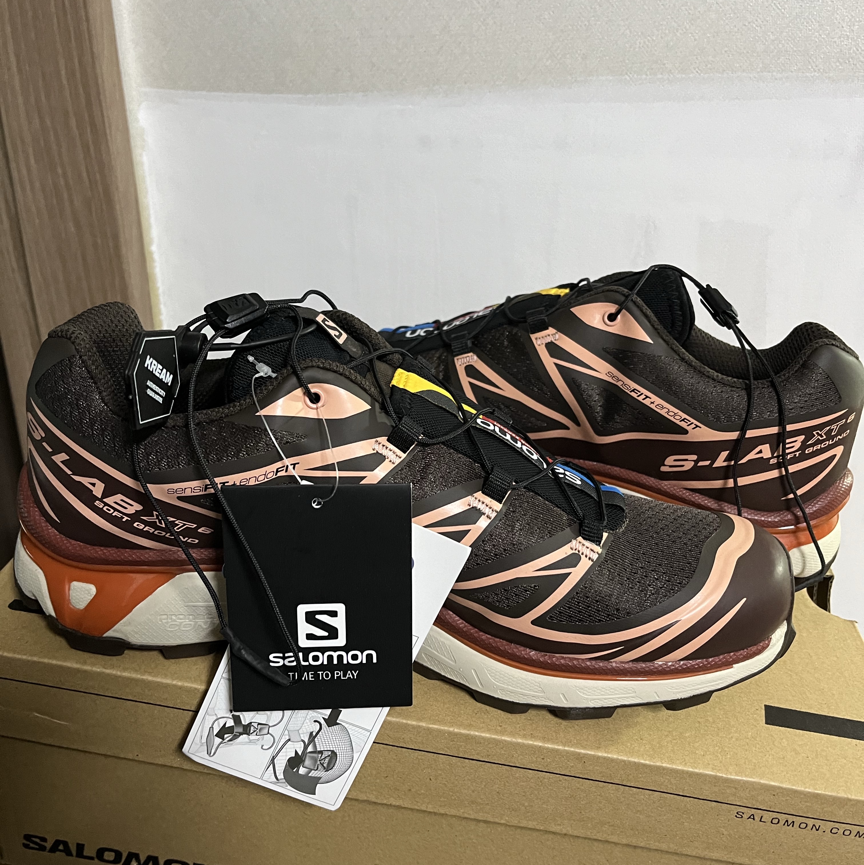 Salomon XT-6 Delicioso Chocolate Fondant 착용 스타일 - 3