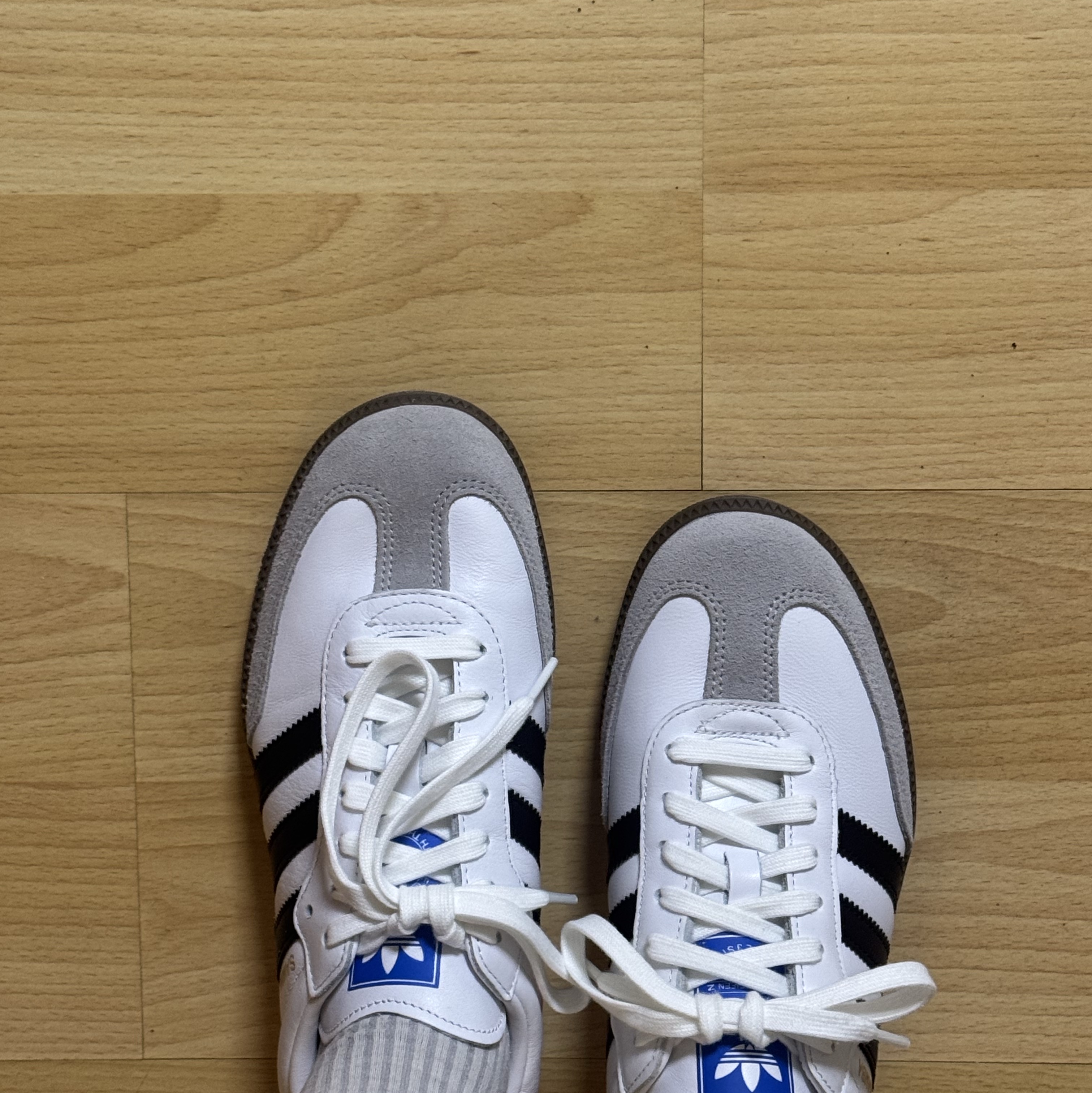 Adidas Samba OG Cloud White 착용 스타일