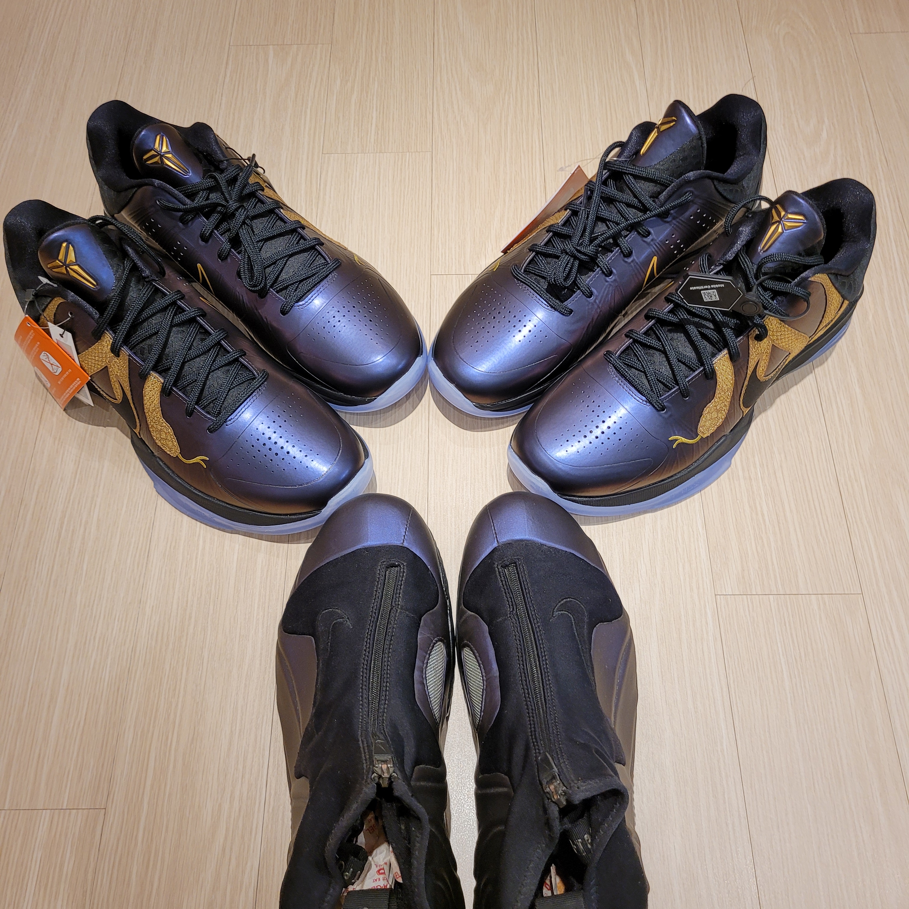 Nike Kobe 5 Protro Year of the Mamba Eggplant 착용 스타일