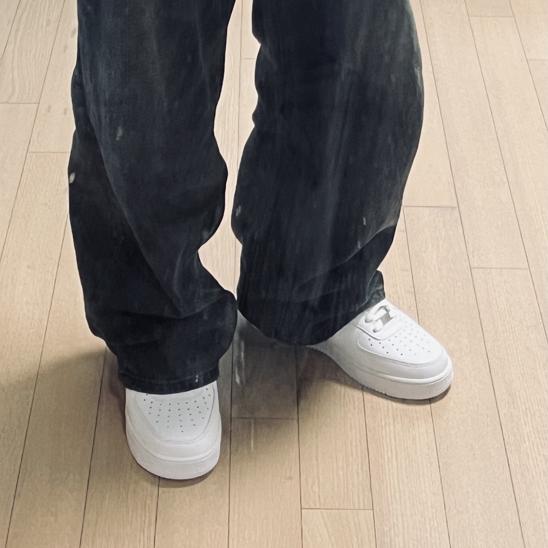 Nike Air Force 1 '07 Low White 착용 스타일 - 1