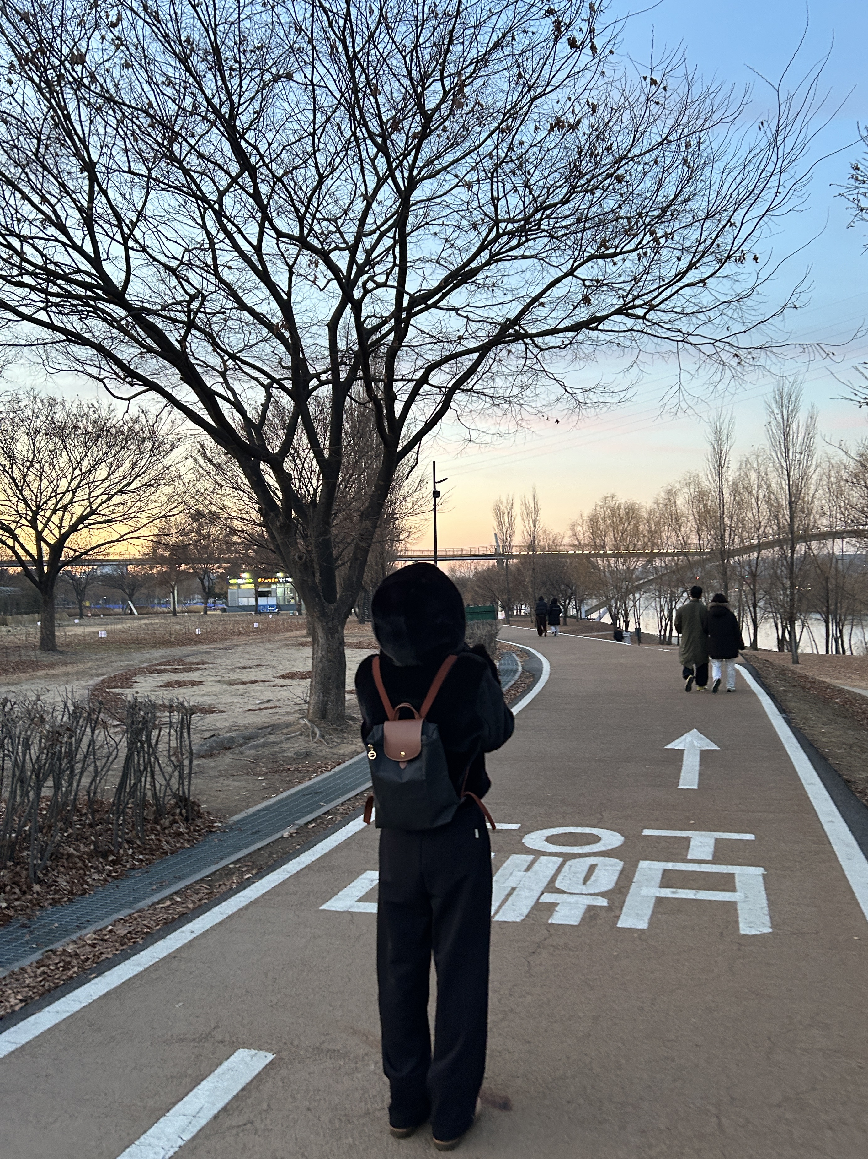 Longchamp Le Pliage Original M Backpack Black, Nike Heritage 86 Just Do It Cap Black 착용 스타일 - 1