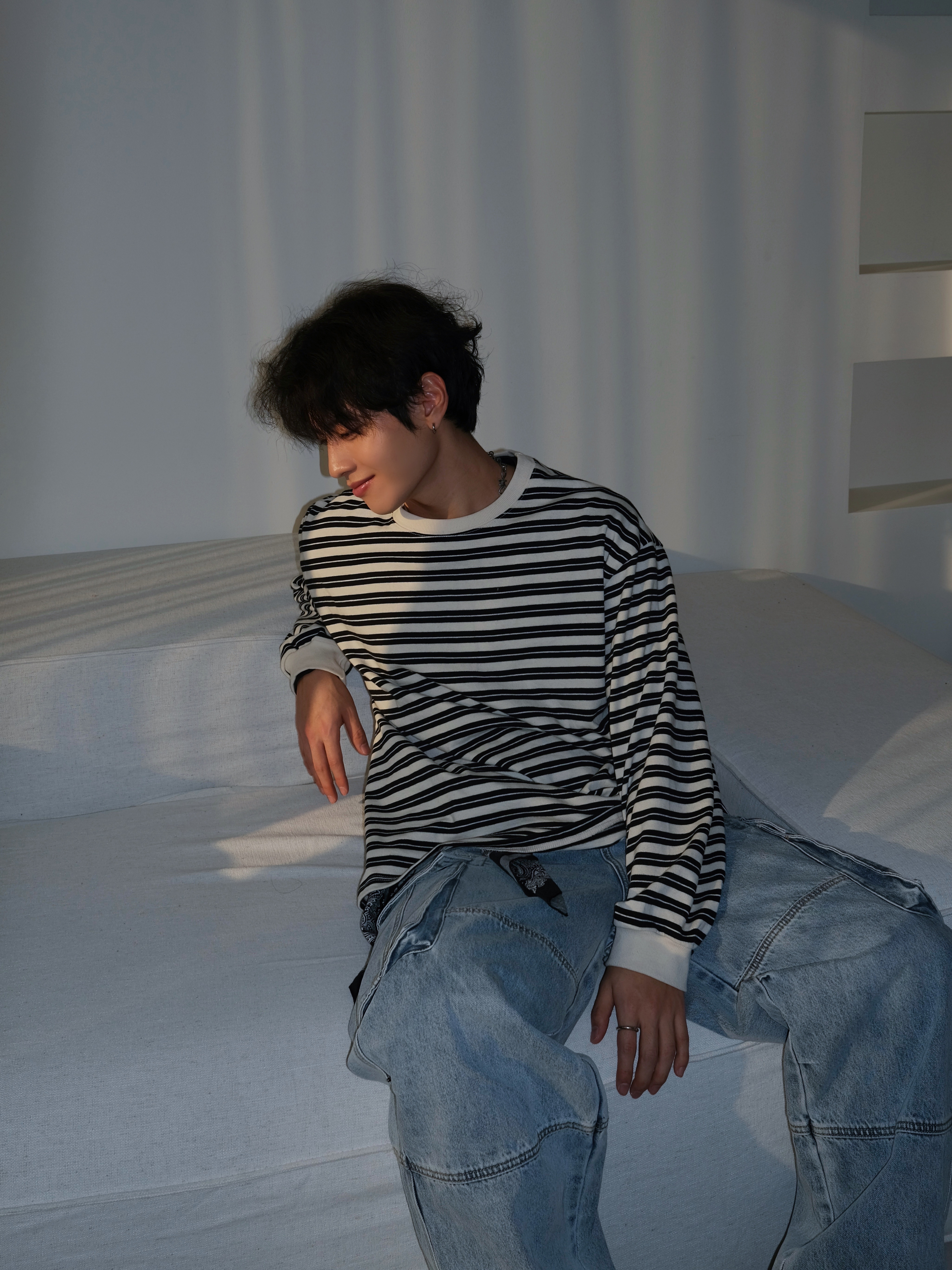 Balenciaga 3XL Sneakers Light Beige 착용 스타일 - 1