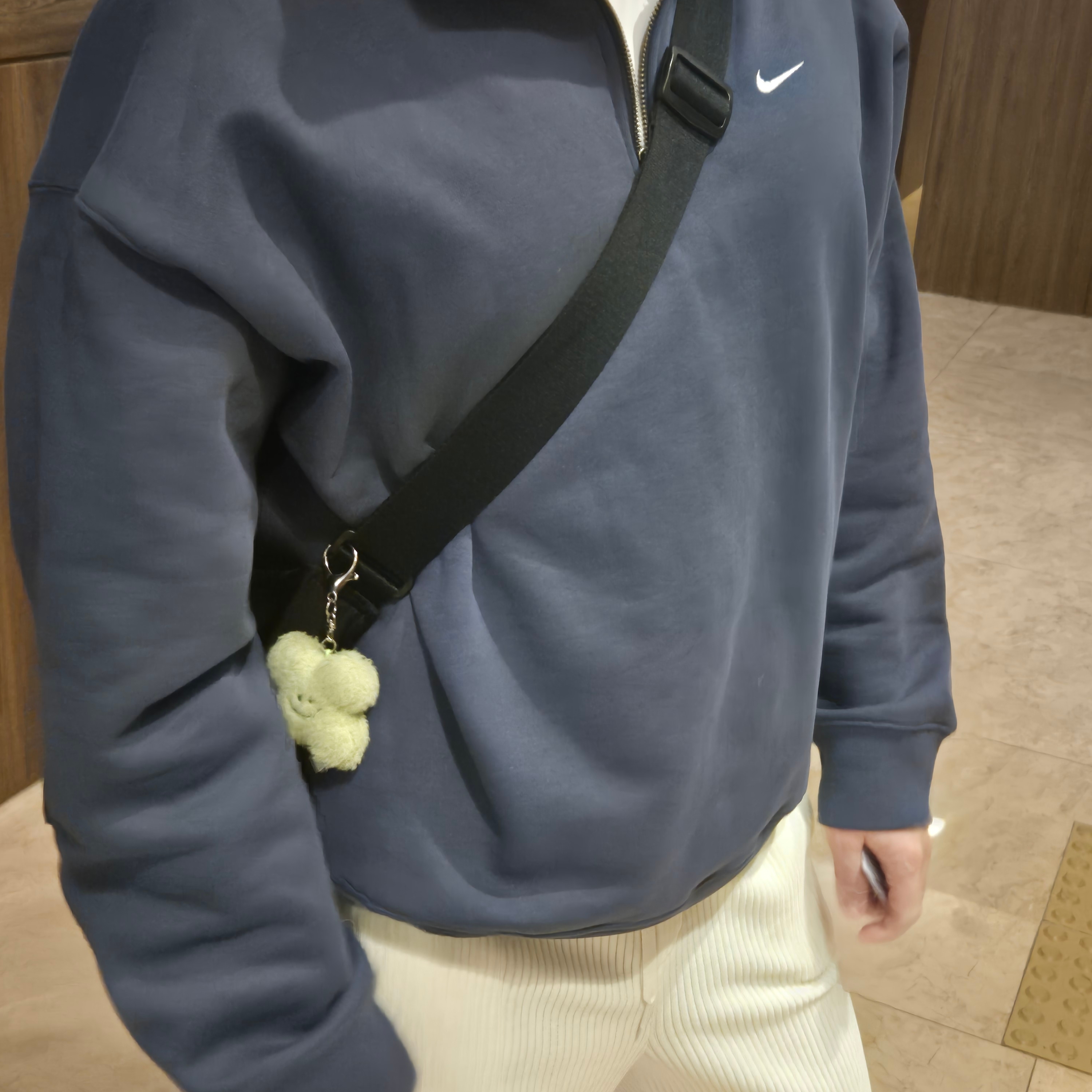 Nike NRG Solo Swoosh Heavy Weight BB Quarter Zip Top Thunder Blue - Asia 착용 스타일 - 2
