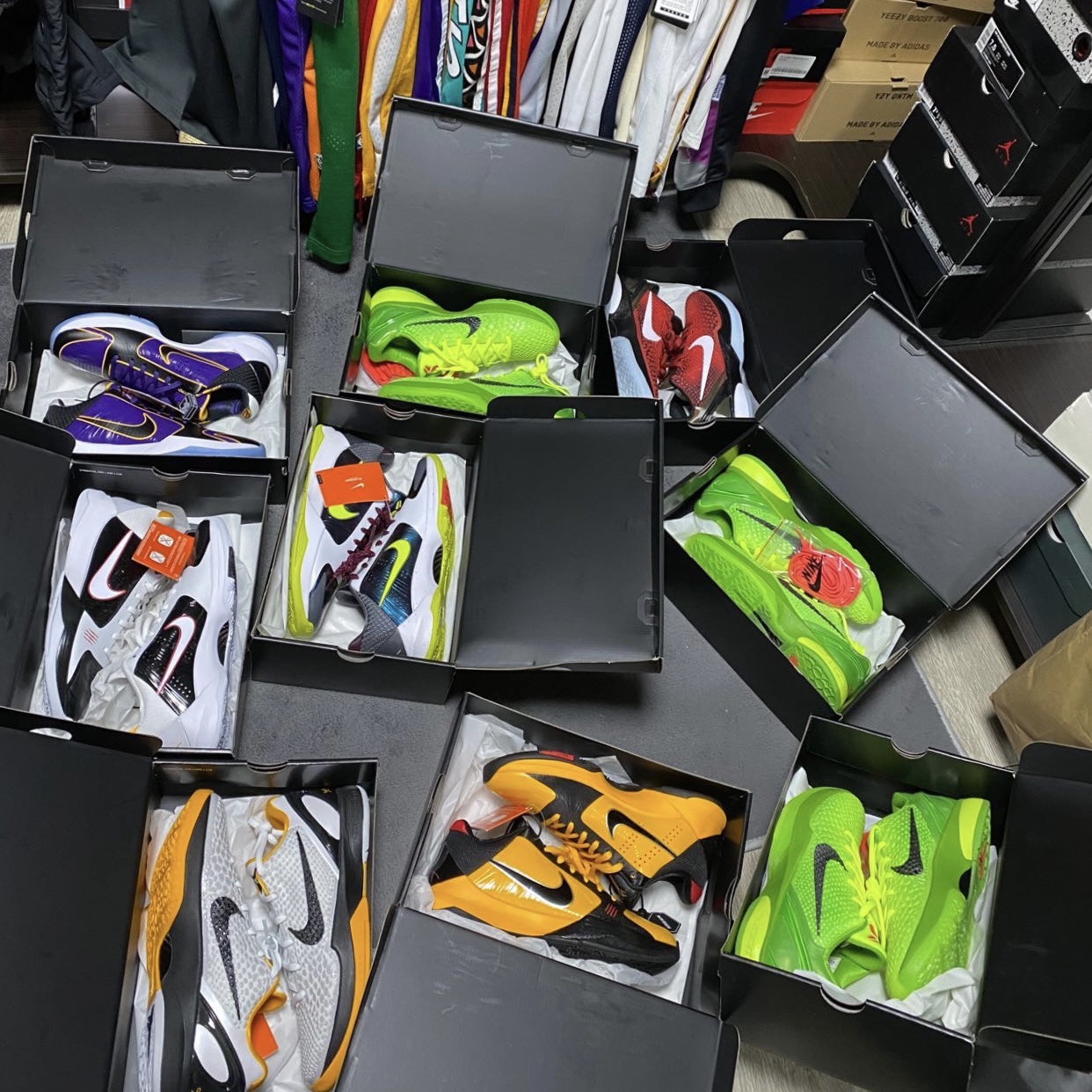 Nike Kobe 6 Protro White Del Sol, Nike Kobe 5 Protro Chaos 착용 스타일