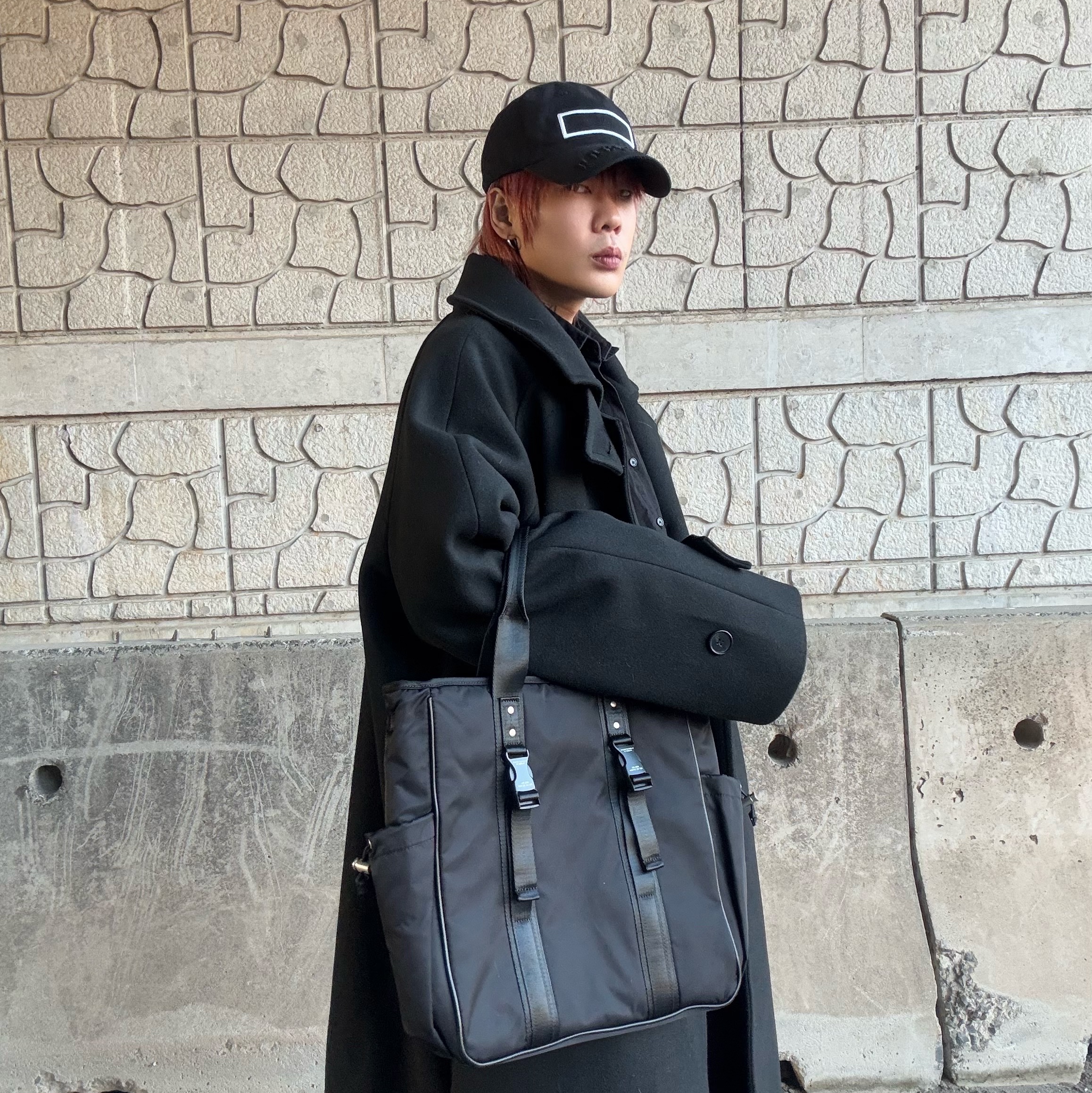 Rick Owens Drkshdw Calf Leather Penta Sneakers Black Milk White 착용 스타일 - 3