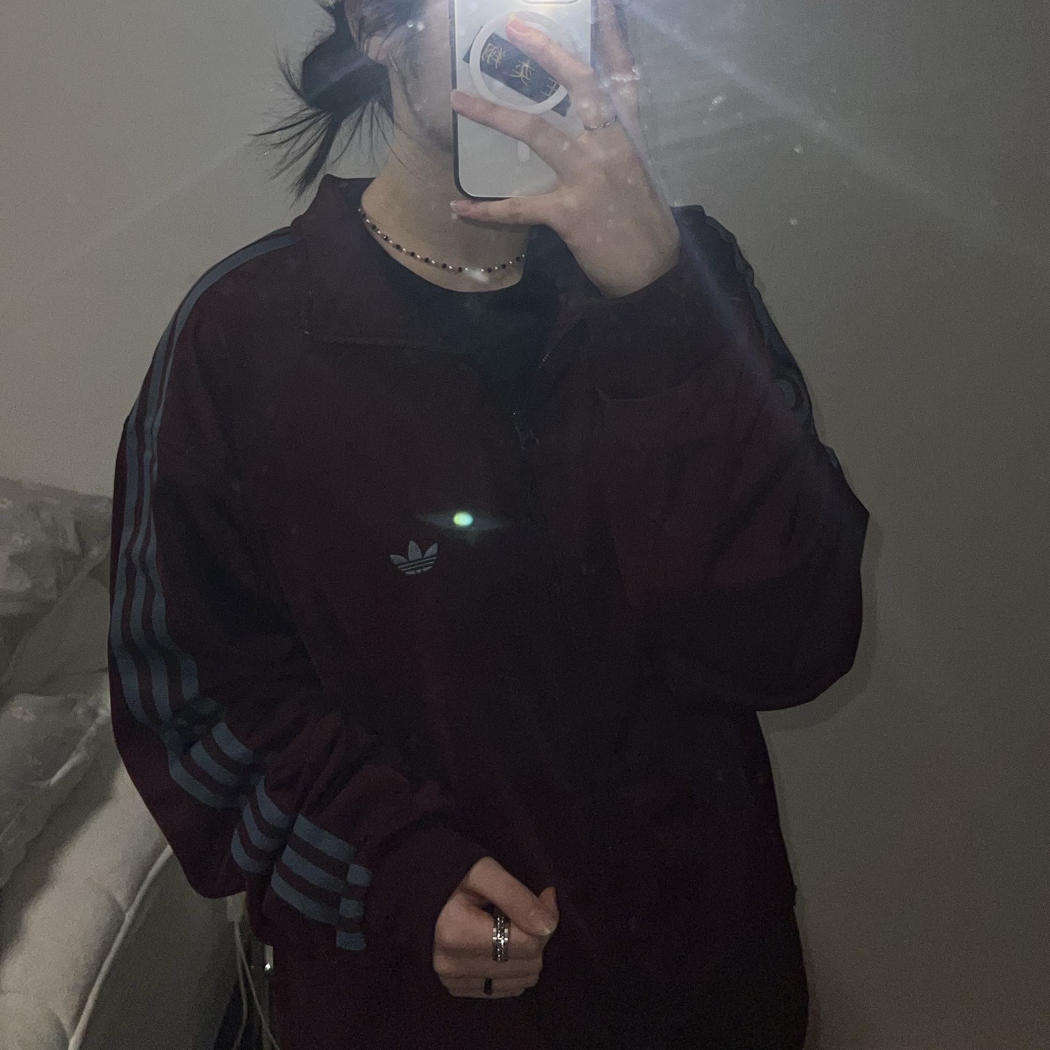 Adidas Originals Beckenbauer Track Jacket Maroon - KR Sizing 착용 스타일