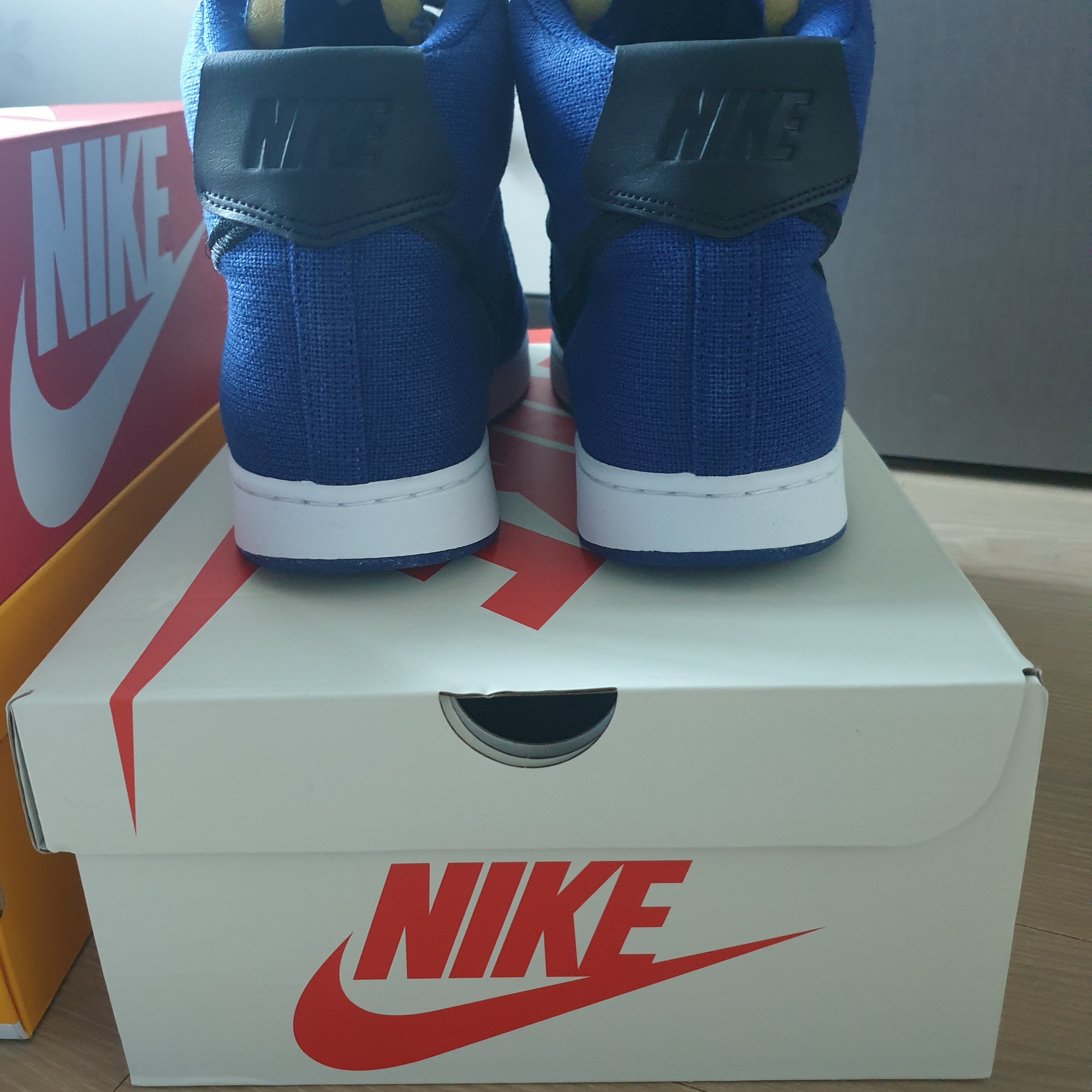 Nike x Stussy Vandal High Deep Royal Blue 착용 스타일 - 5