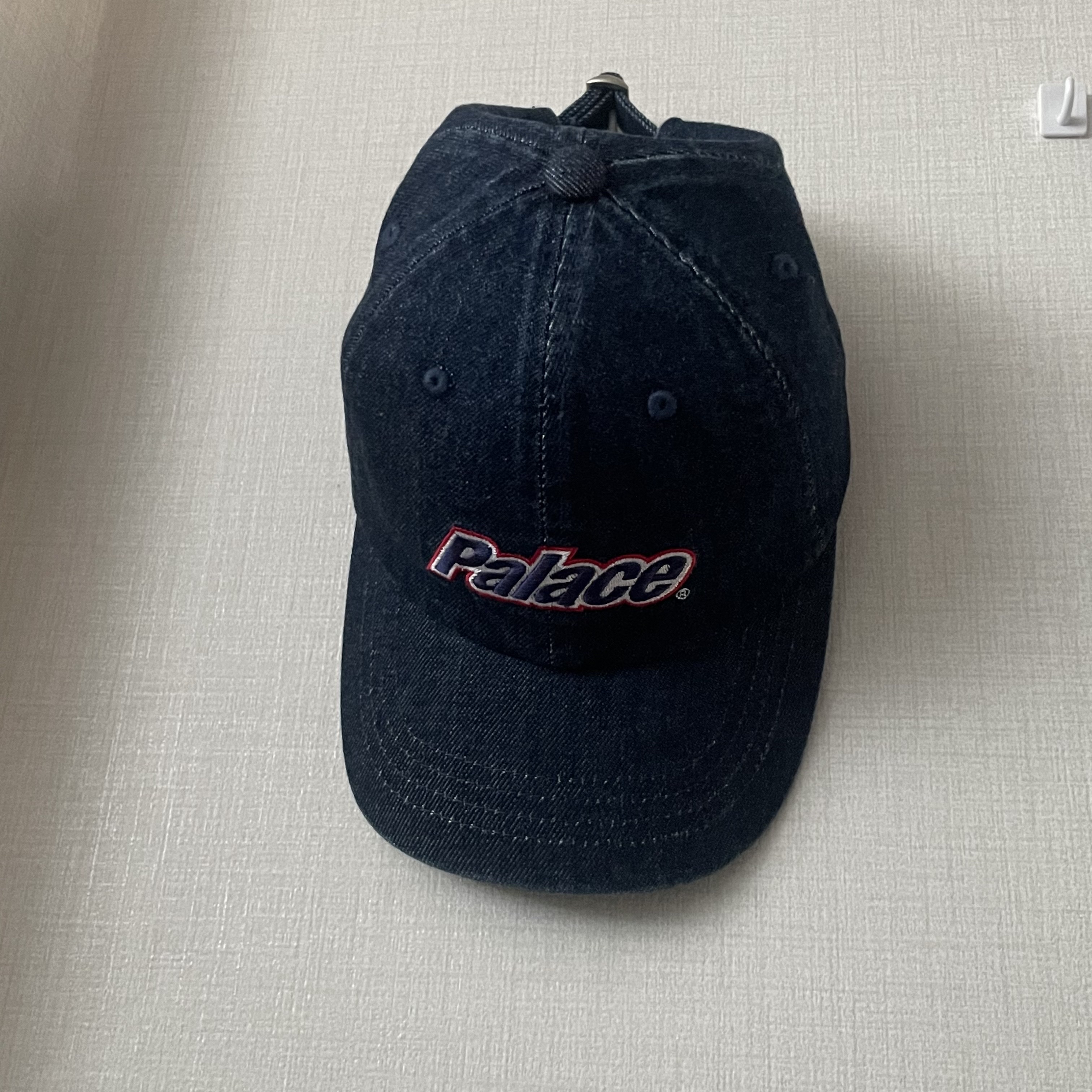 Palace Lowercase Washed Denim 6-Panel Indigo - 23SS 착용 스타일 - 2