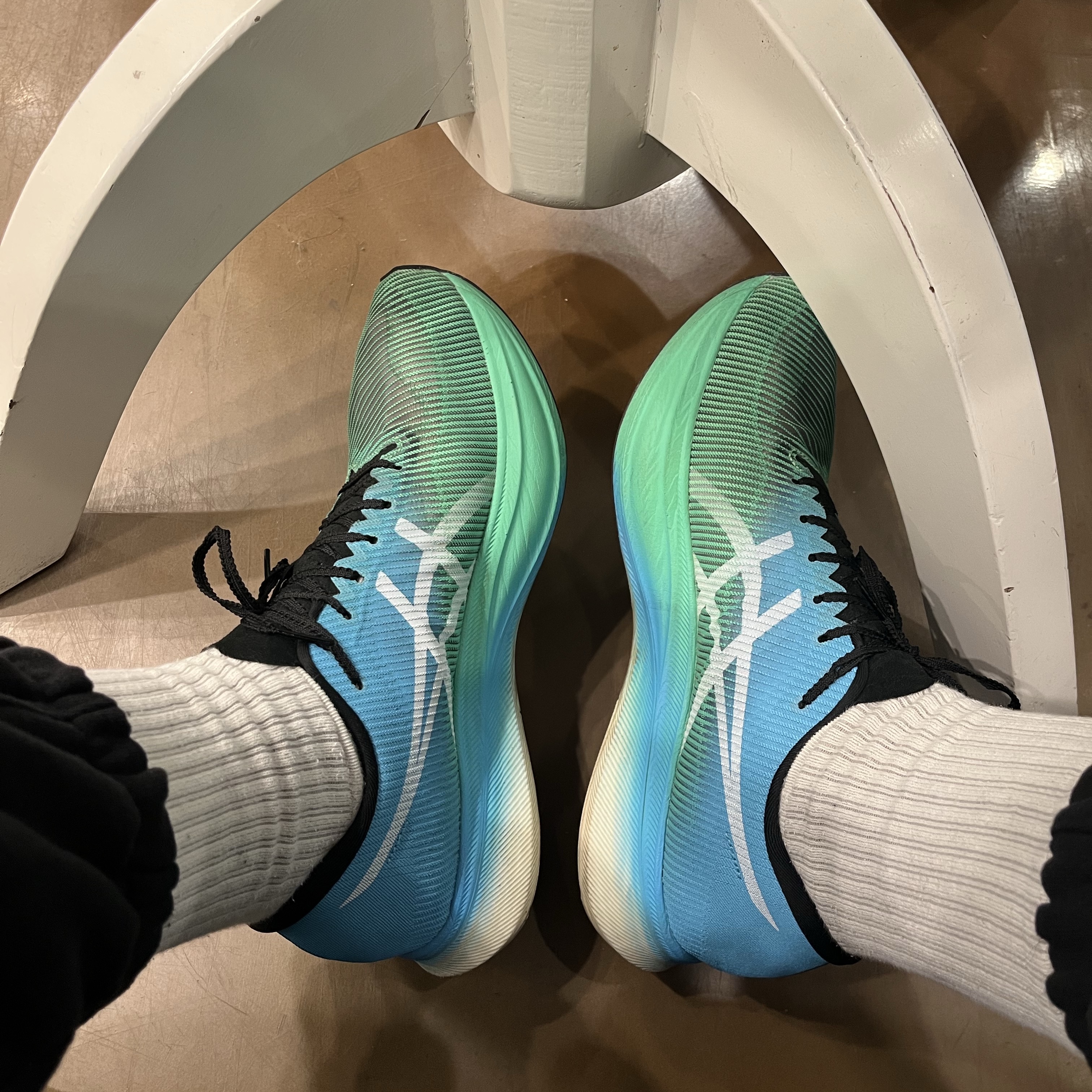 Asics Metaspeed Edge+ Black New Leaf 착용 스타일
