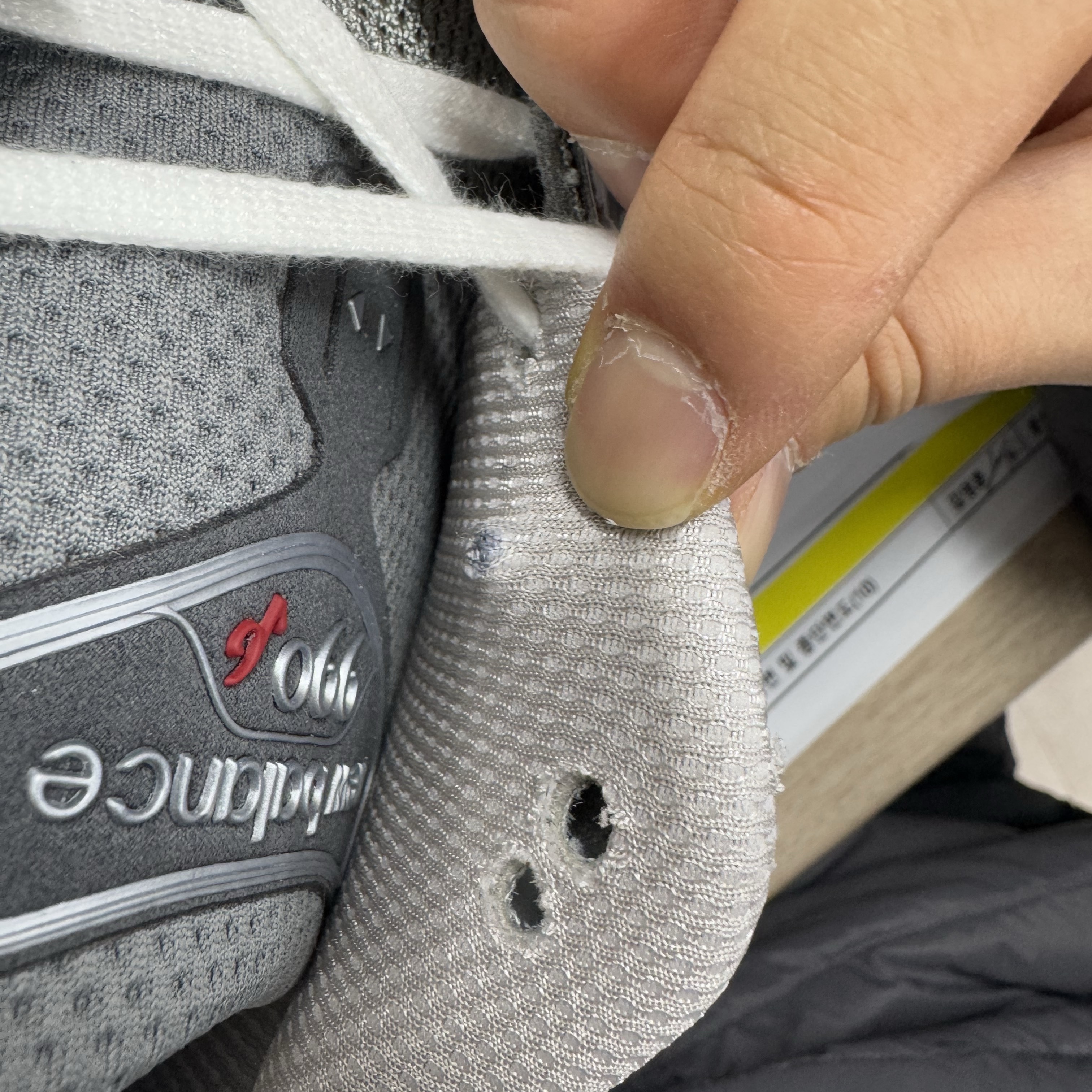 New Balance 990v6 Made in USA Grey - D Standard 착용 스타일
