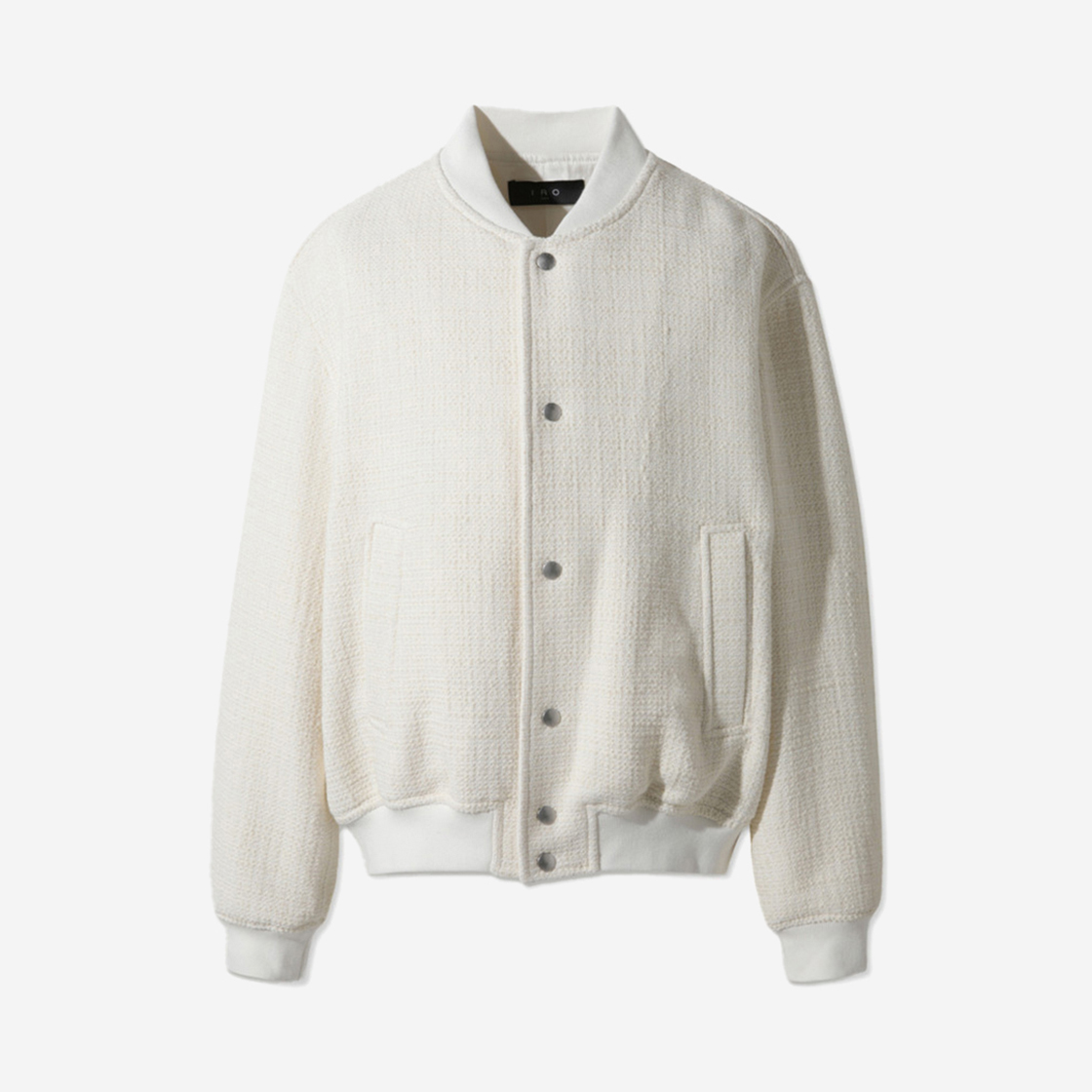 IRUAS24006IVX Iro Ady Tweed Blouson Jumper Black