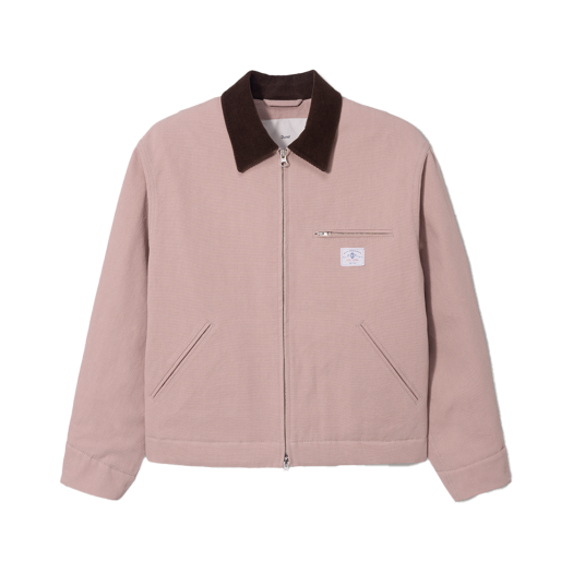 UDJU5A110P1 Dunst Unisex Vintage Canvas Work Jacket Dusty Pink