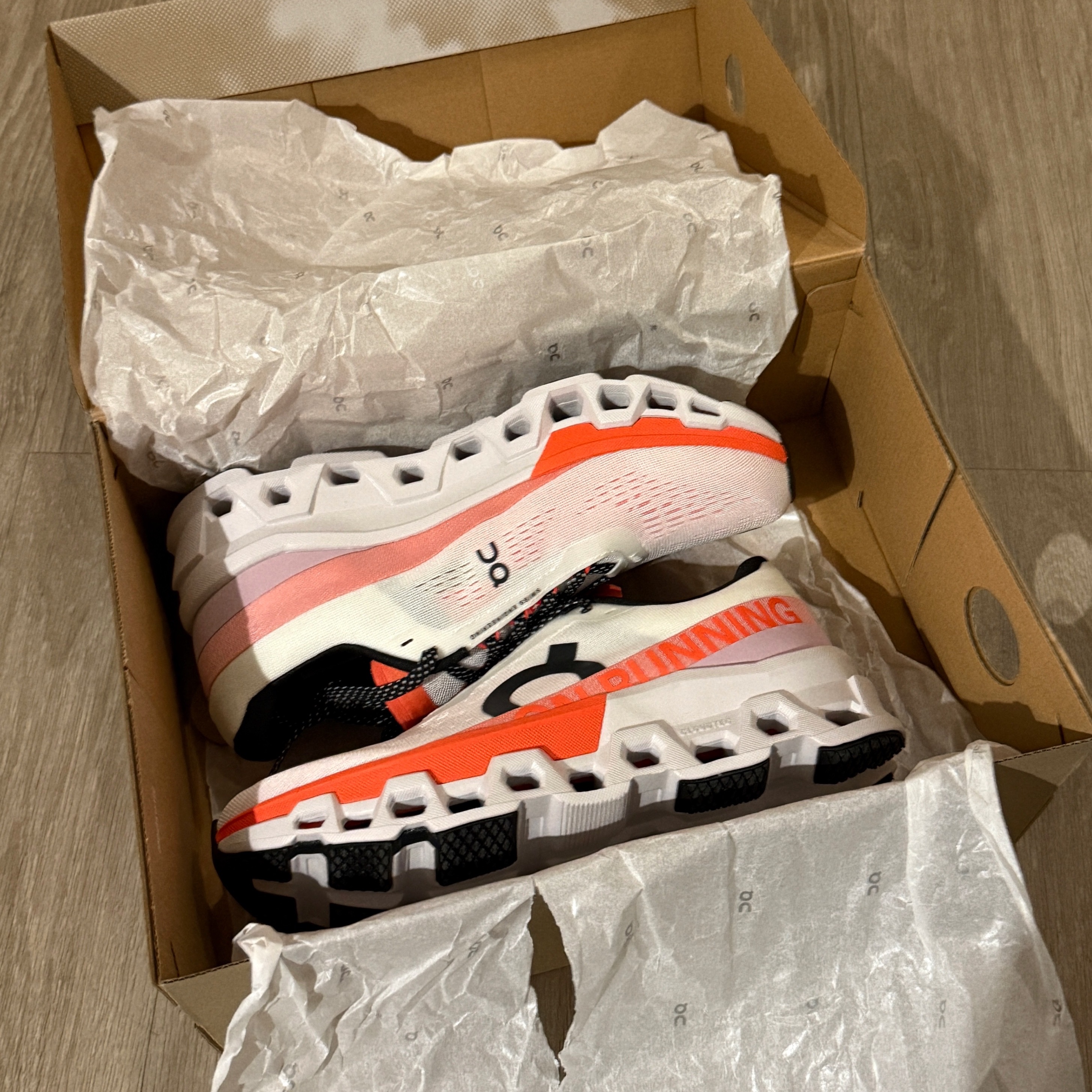 On Running Cloudmonster 2 Undyed Flame 착용 스타일 - 2