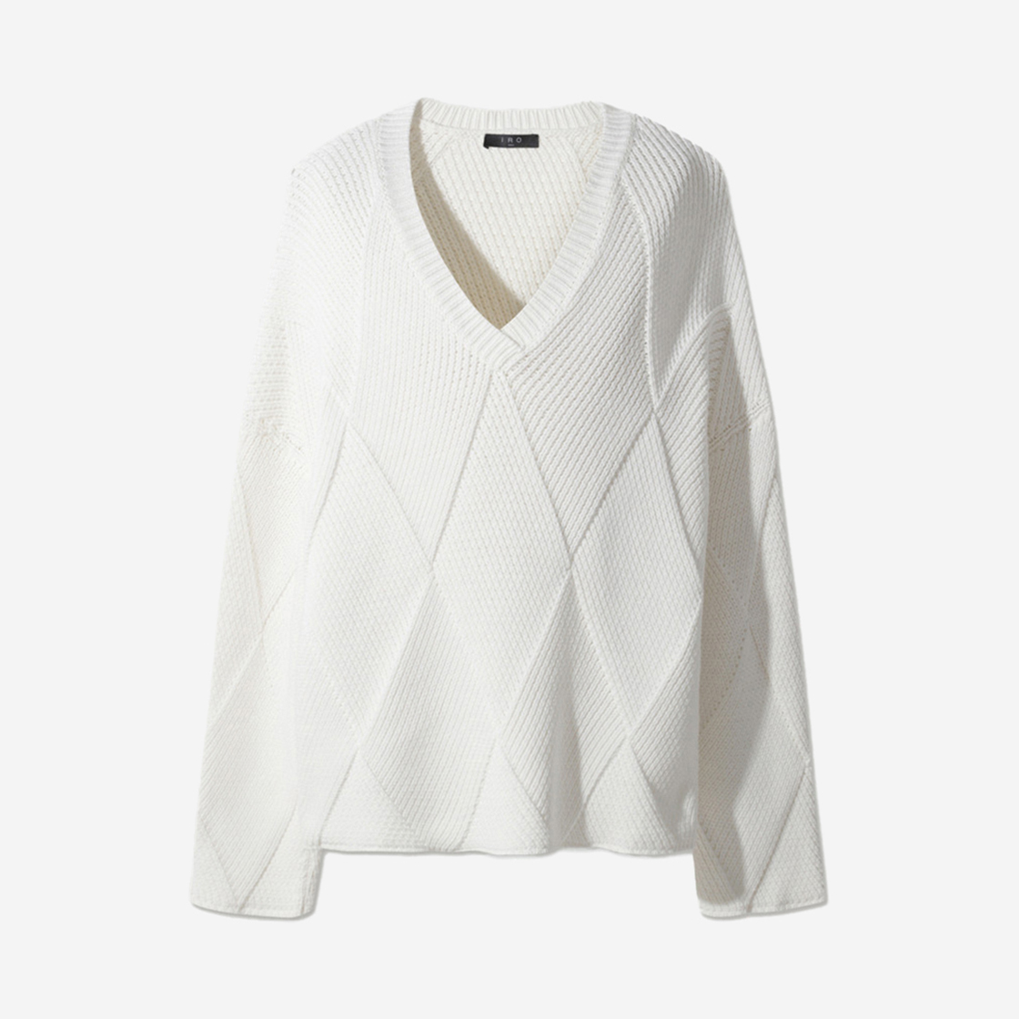 IRWBS24008WHX Iro Shad Linen Blend Boucle Pullover Sweater Pupple