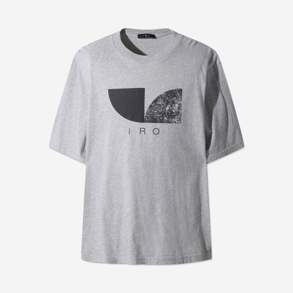 IRTAM24002GYX Iro Ouri Oversized Logo T-Shirt Black