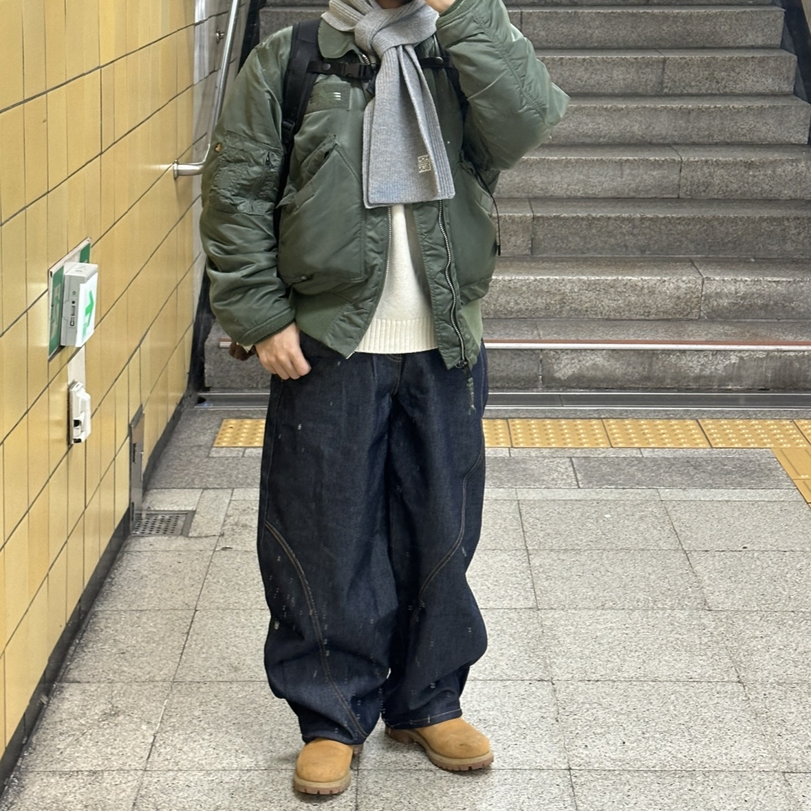 ALPHA INDUSTRIES ALPHA Cwu 45/p Flight Jacket Sage, Timberland Premium 6 inch Waterproof Boot Wheat Nubuck - Wide 착용 스타일