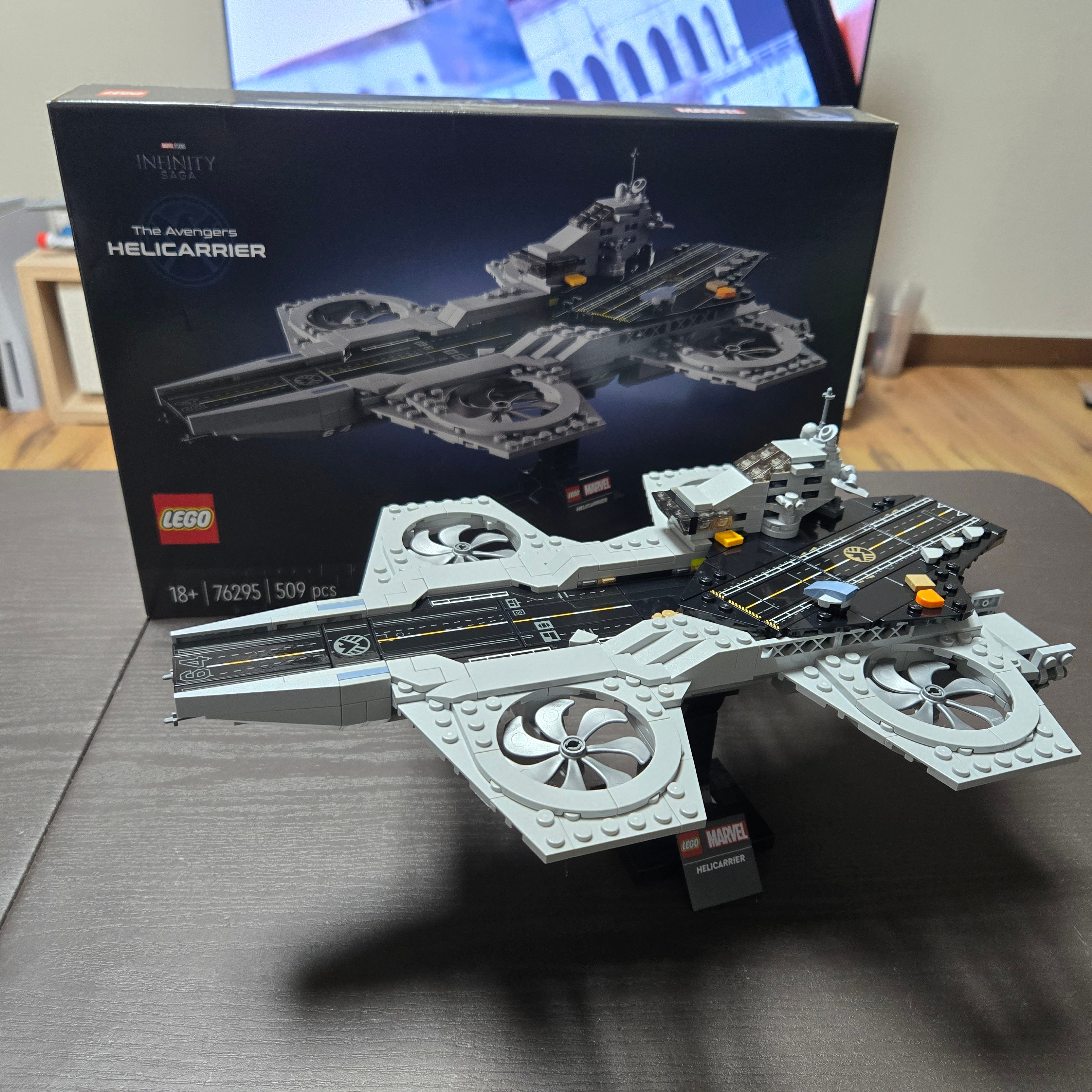 Lego Marvel Avengers Helicarrier 착용 스타일 - 1