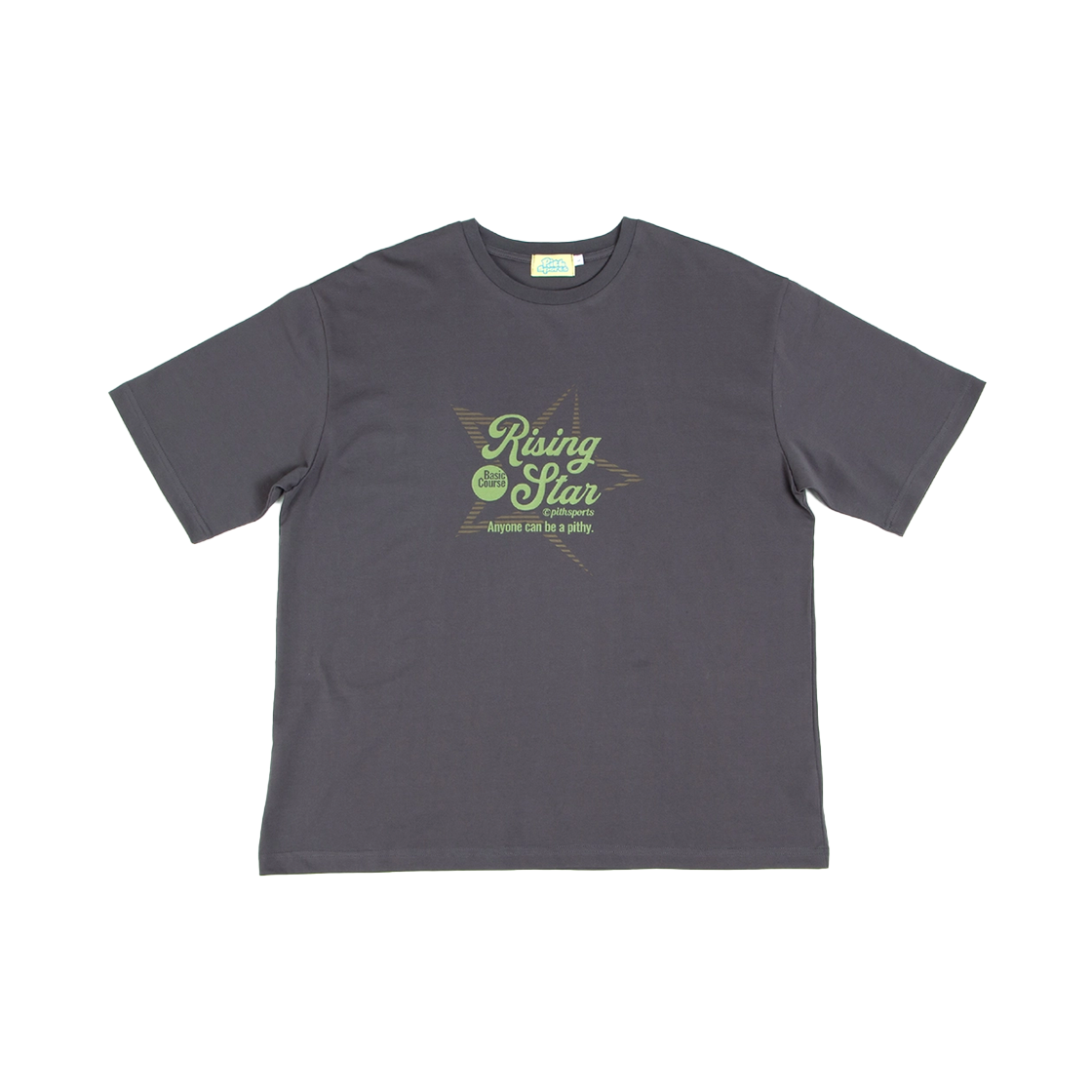 202402015 PITHSPORTS Rising Star Tee Charcoal