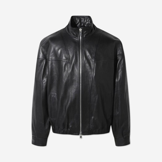 IRUDS24004BKX Iro Efhio Long Leather Safari Jumper Black