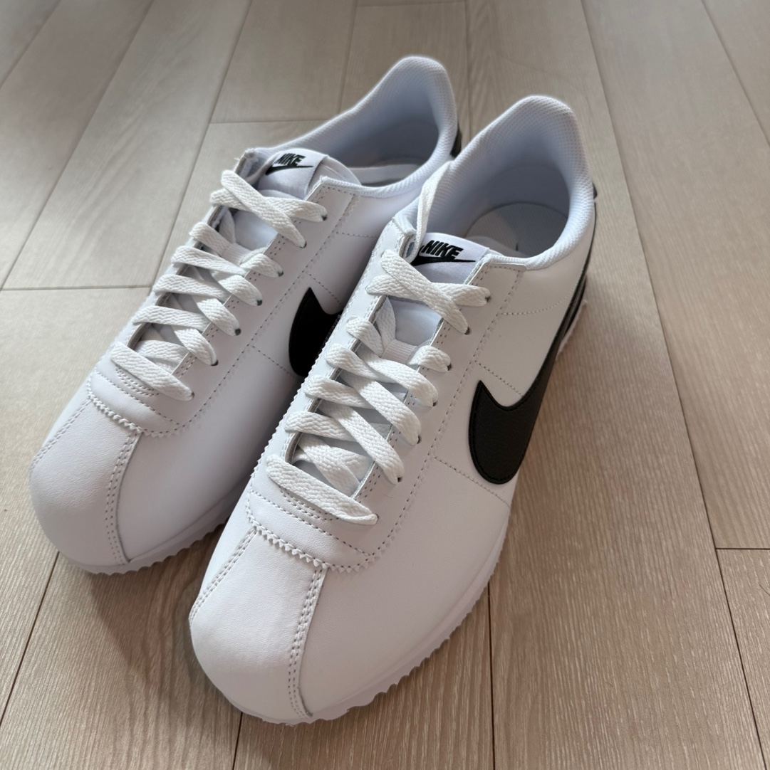 Nike Cortez White Black 착용 스타일