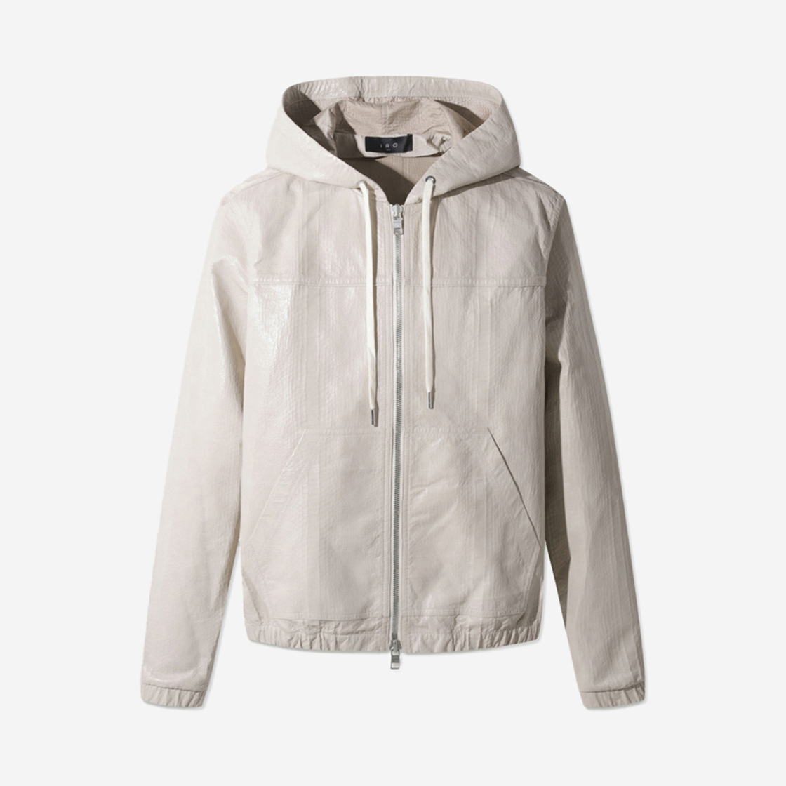 IRUDS24001BEL Iro Nerispe Piping Duck Down Padding Jumper White