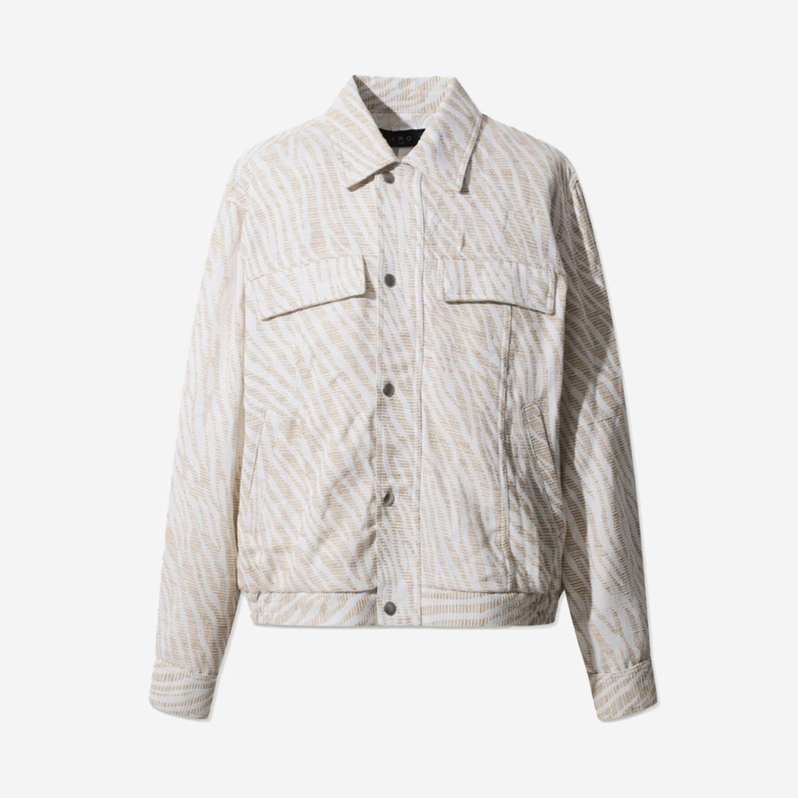 IRJAS24010IVP Iro Khazale Pattern Shirt Jacket Black