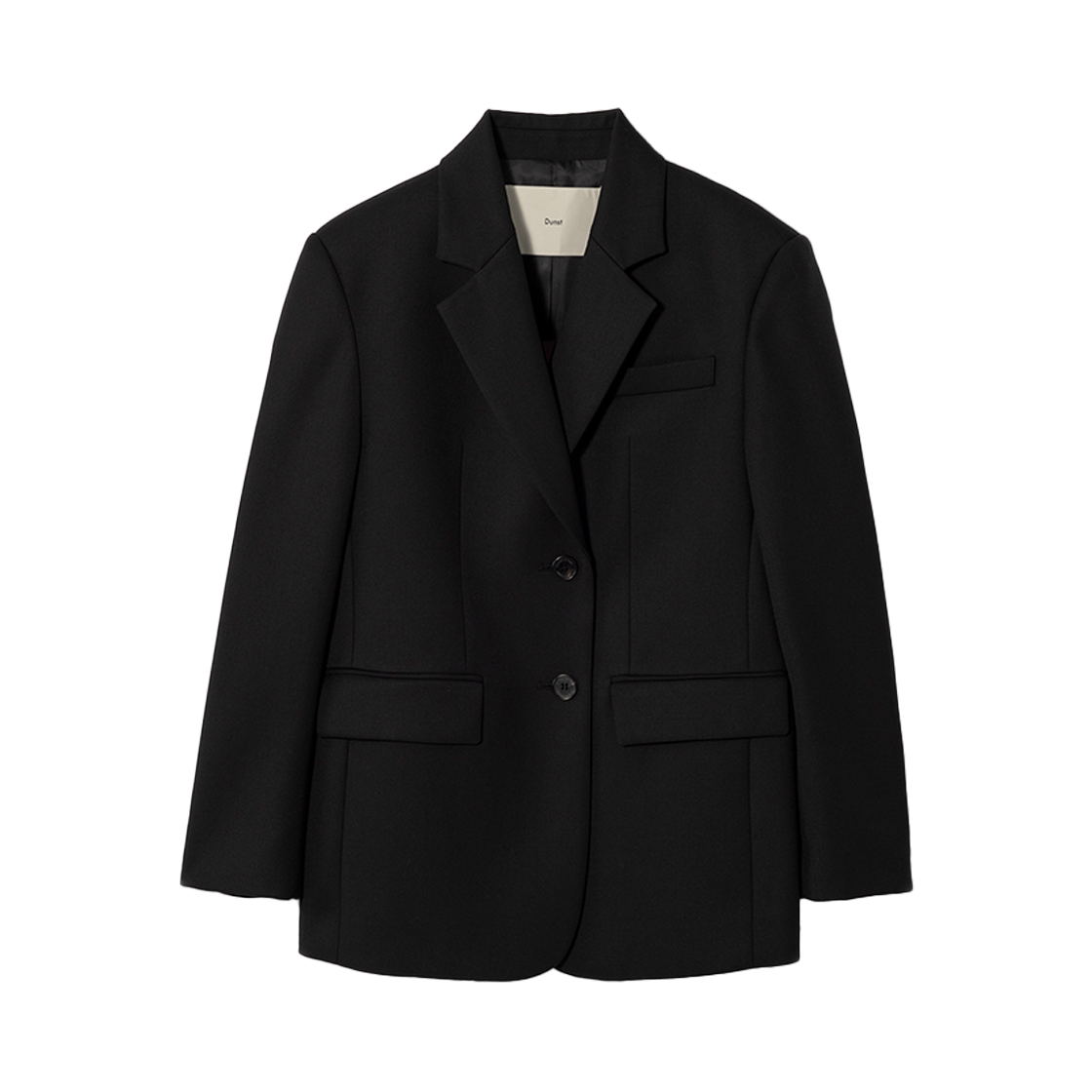 ★Dunst★ ESSENTIAL 2 BUTTON WOOL BLAZERUDJA5A202BLACK UDJA5 MUSINSA | DUNST FOR WOMEN ESSENTIAL 2 BUTTON WOOL