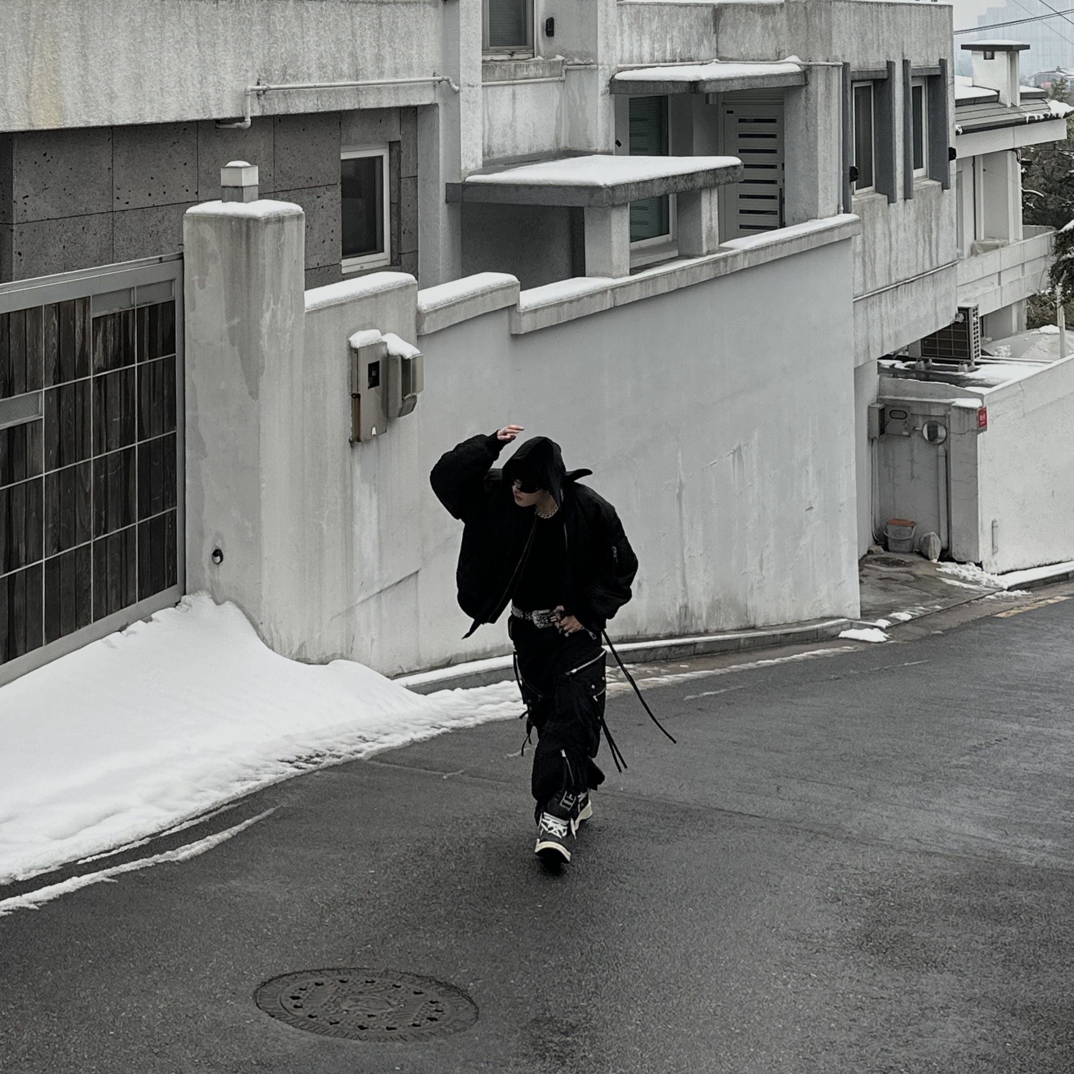 Converse x Drkshdw Turbowpn Black Cream, Stussy Sovereign Ring Sterling Silver 착용 스타일 - 7