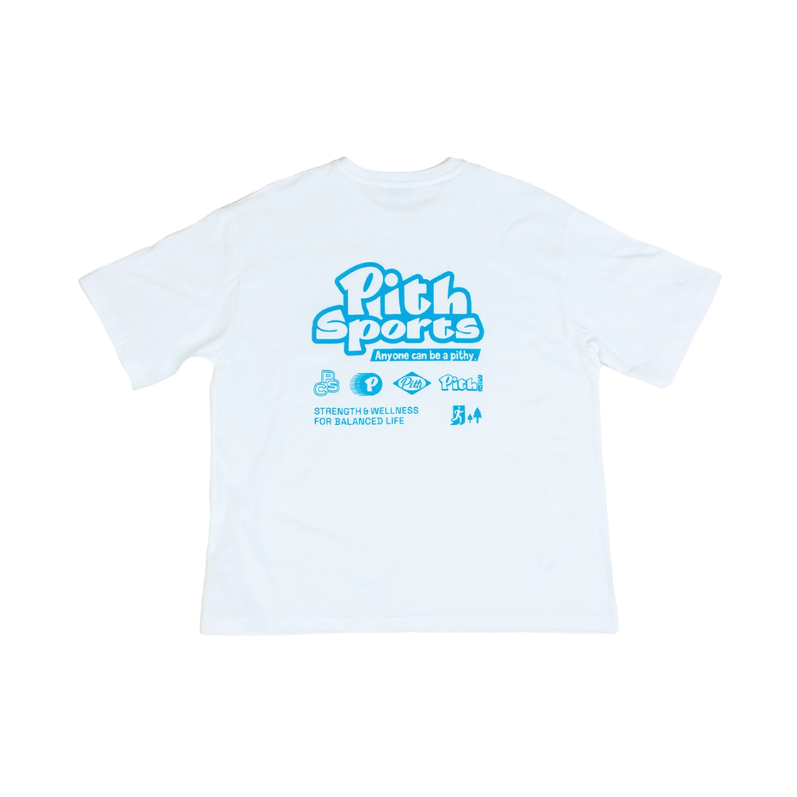 피스스포츠 베이직 로고 티 화이트(PITHSPORTS Basic Logo Tee White) - 2