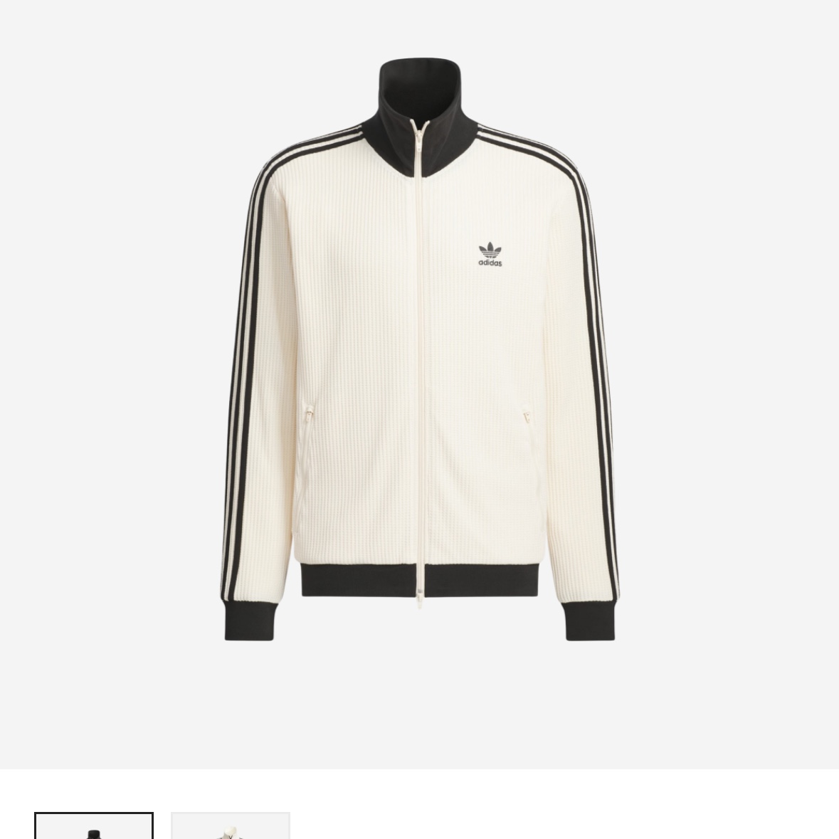 Adidas Waffle Beckenbauer Track Top Wonder White - KR Sizing 착용 스타일