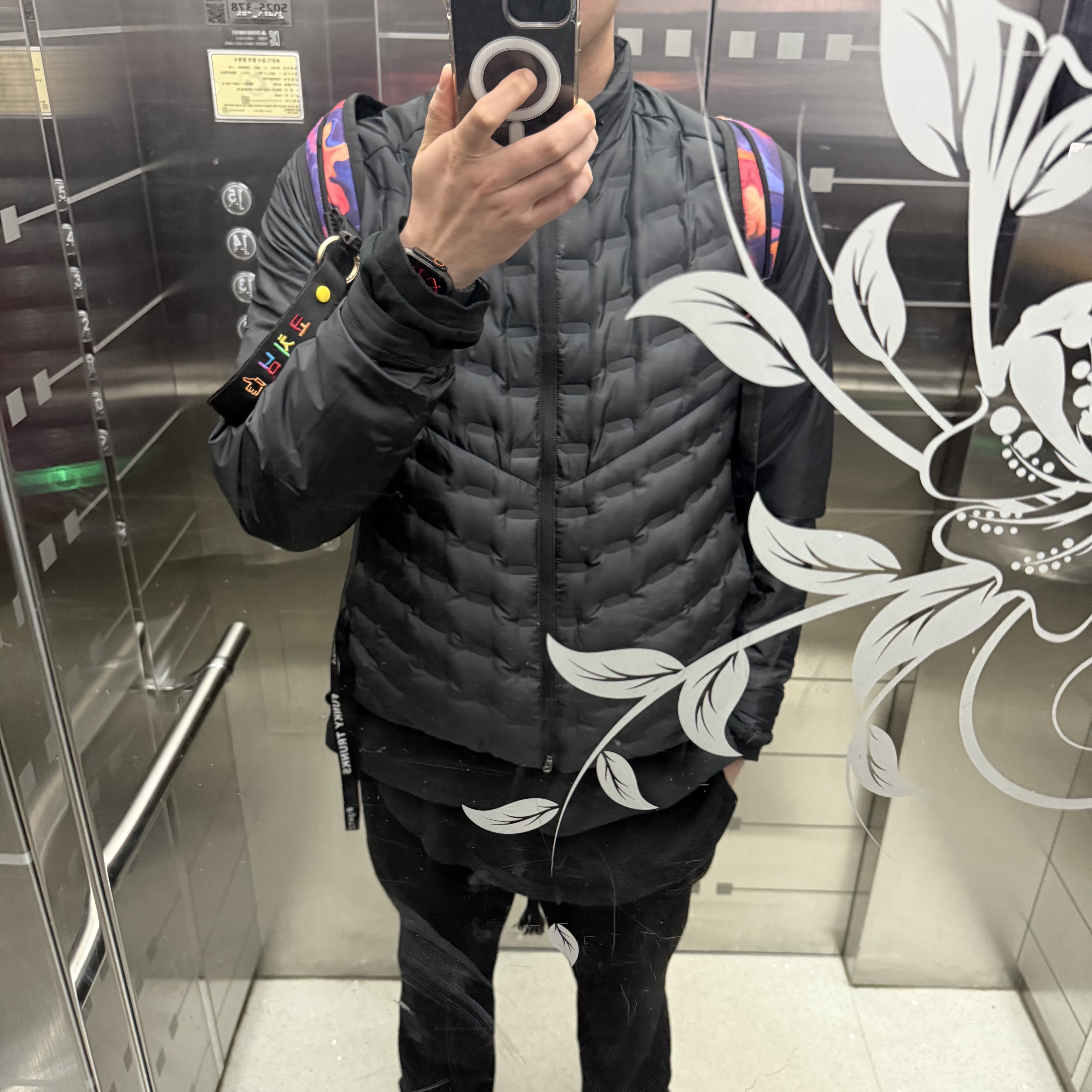 Nike Therma-Fit ADV Aeroloft Repel Down Running Jacket Black - Asia 착용 스타일
