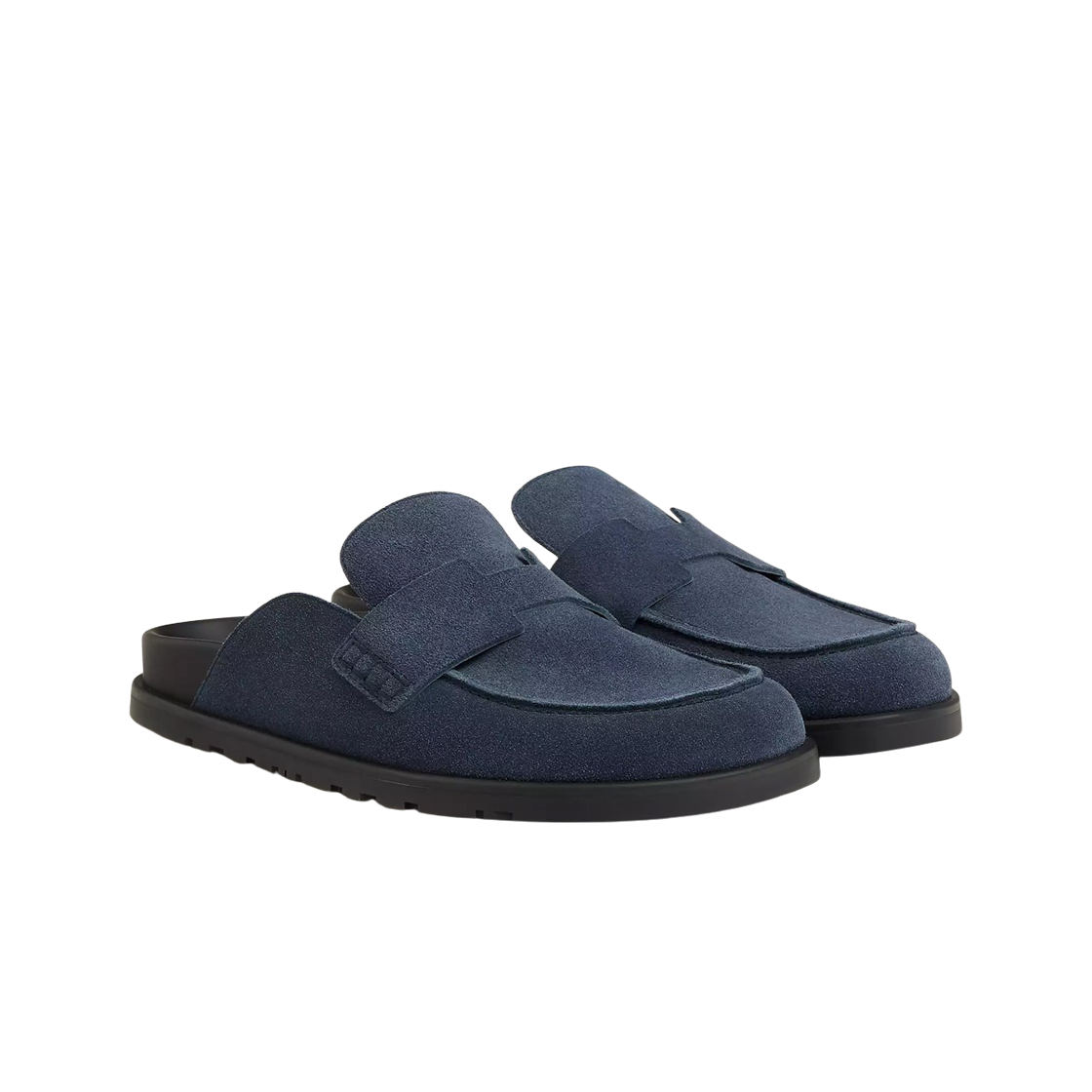 에르메스 고 뮬 스웨이드 카프스킨 & 블루 셀레스트(Hermes Go Mule Suede Calfskin & Bleu Celeste) - 2