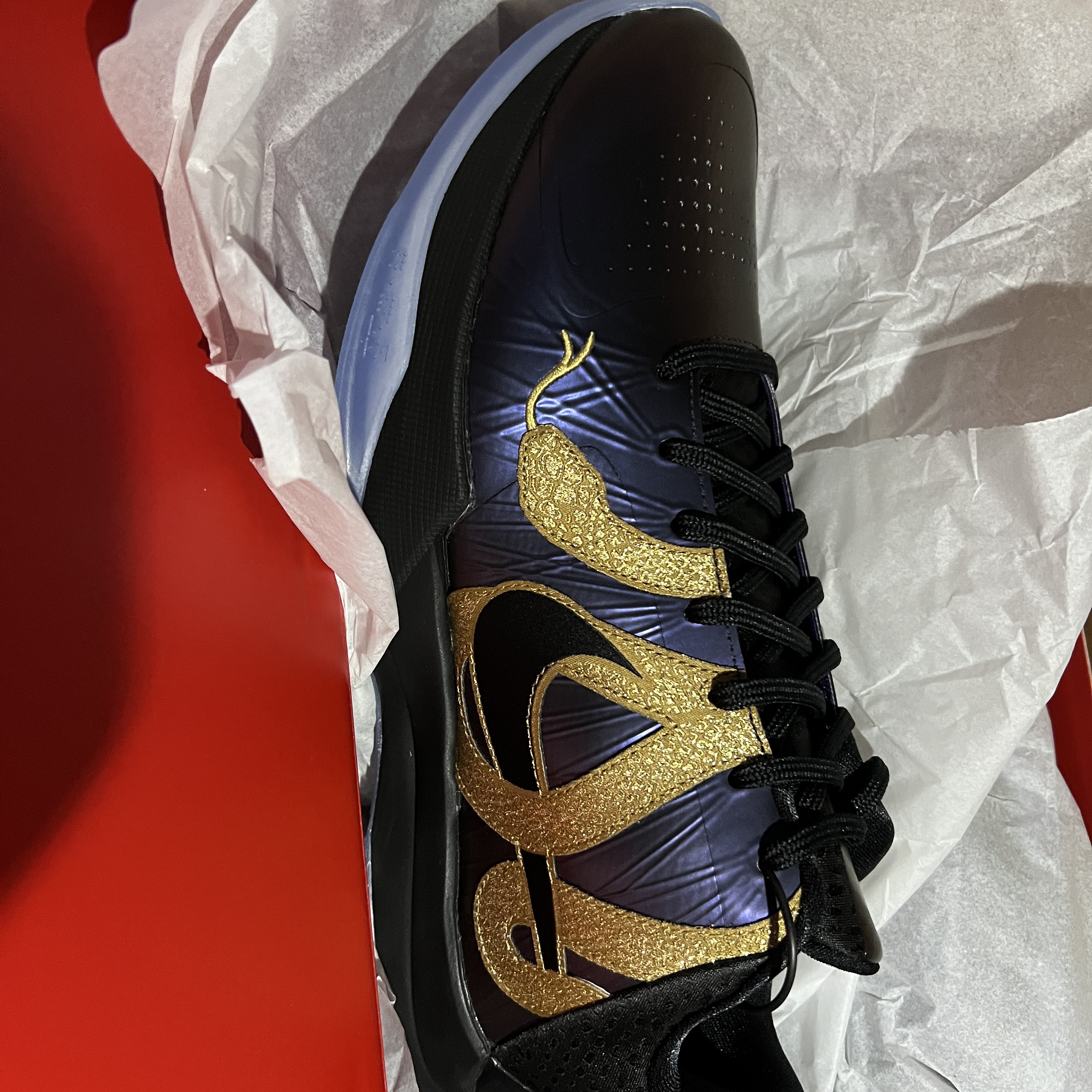 Nike Kobe 5 Protro Year of the Mamba Eggplant 착용 스타일 - 2