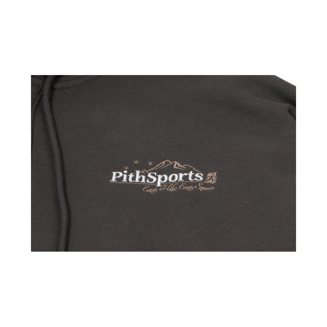피스스포츠 이지하이크 이지스포츠 버튼 후드 차콜(PITHSPORTS E.H.E.S Button Hoodie Charcoal) - 3