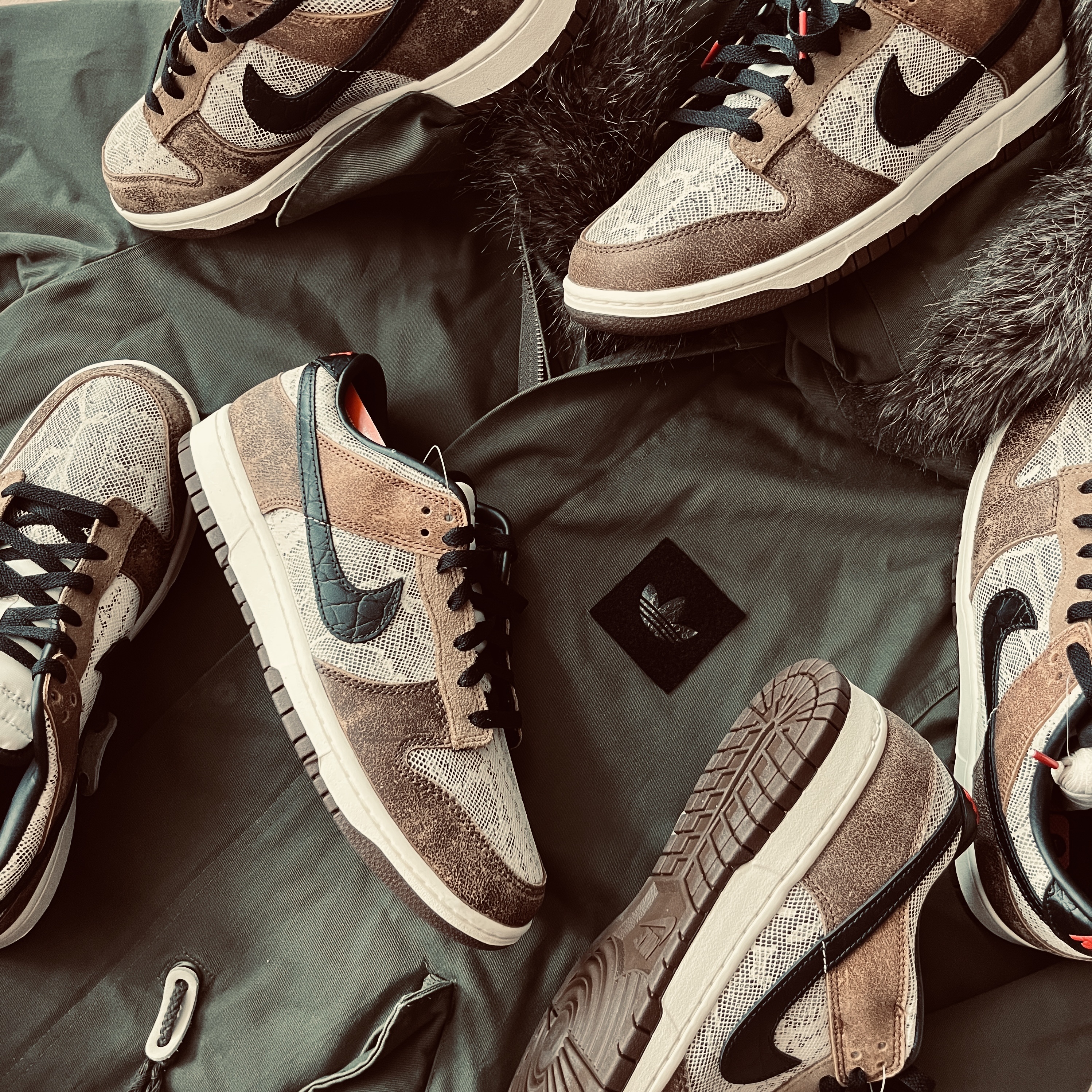 Nike Dunk Low PRM Head to Head 착용 스타일 - 3