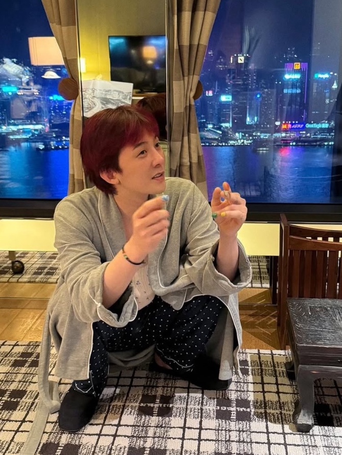 [3% 적립] Aone Unisex Mini Dot Round Pajamas Set Dot Gray, [3% 적립] Aone Unisex Mini Dot Round Pajamas Set Dot Navy 착용 스타일