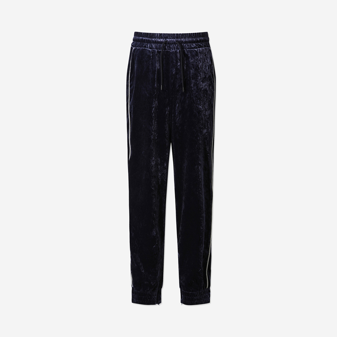 IQPAS24722NYX Iro Velvet Piping Track Pants Navy