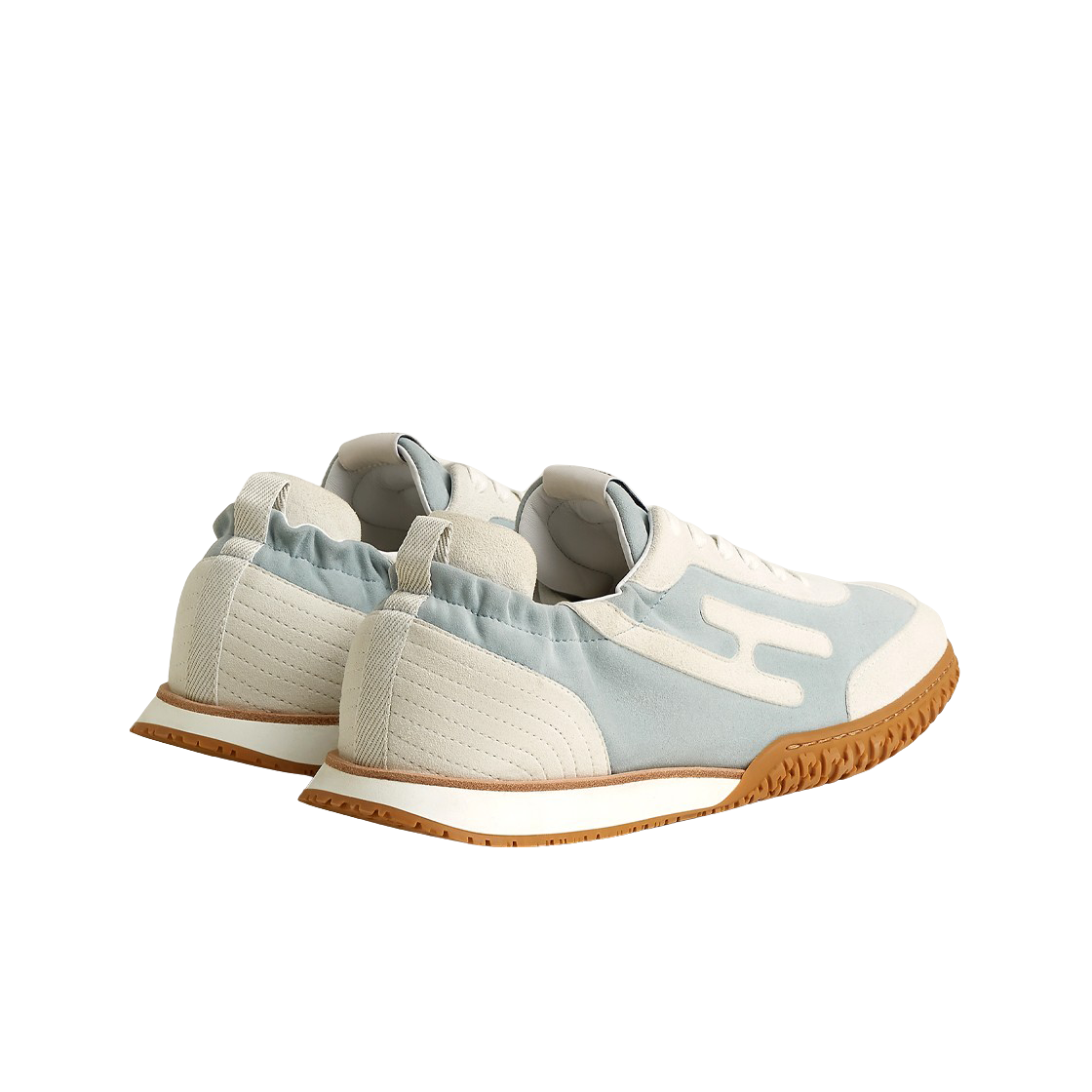 에르메스 제트 스니커즈 스웨이드 고트스킨 & 그리 뉘아주 블랑(Hermes Jet Sneakers Suede Goatskin & Gris Nuage Blanc) - 3