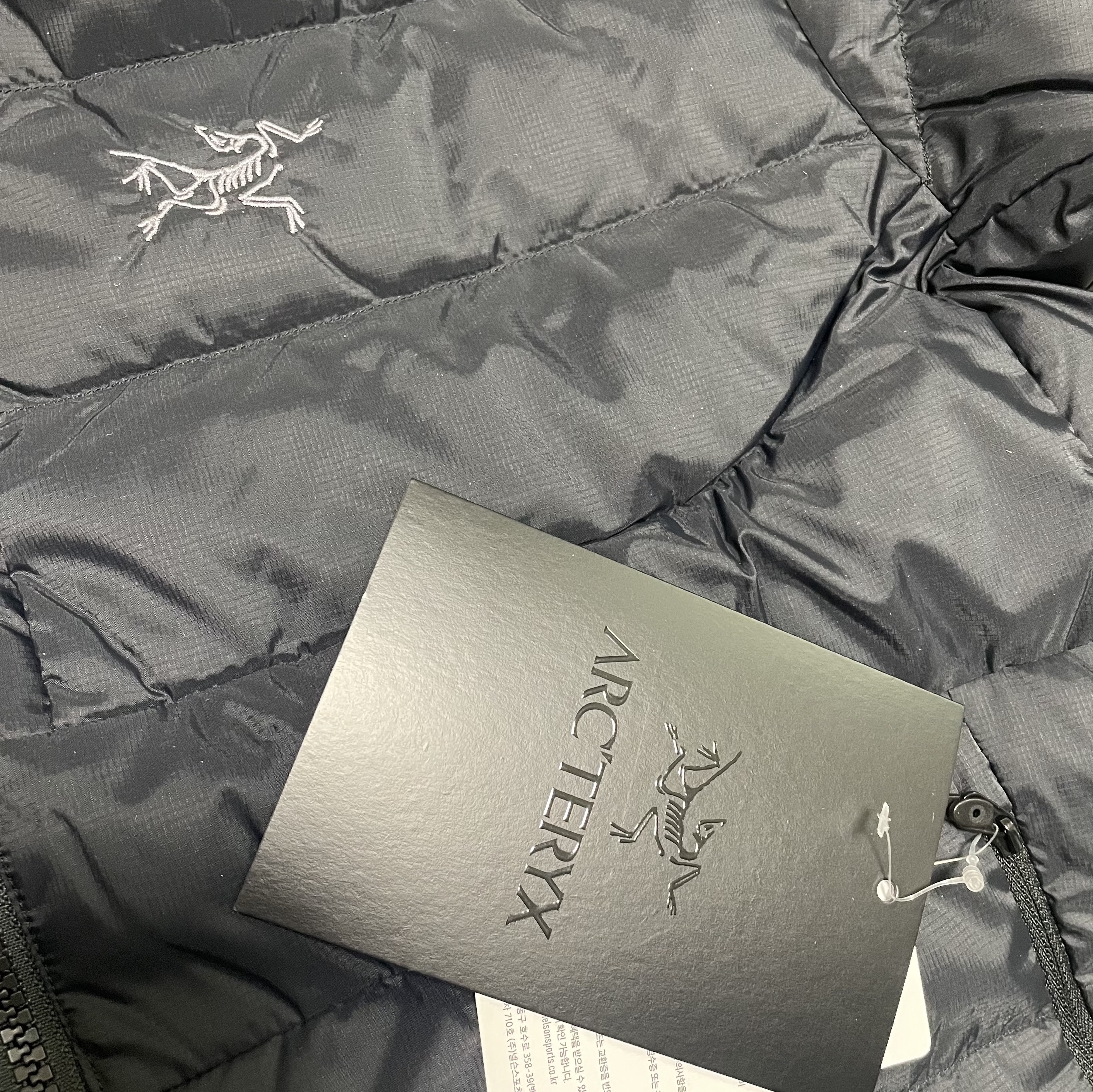 Arc'teryx Thorium Hoody Black 착용 스타일