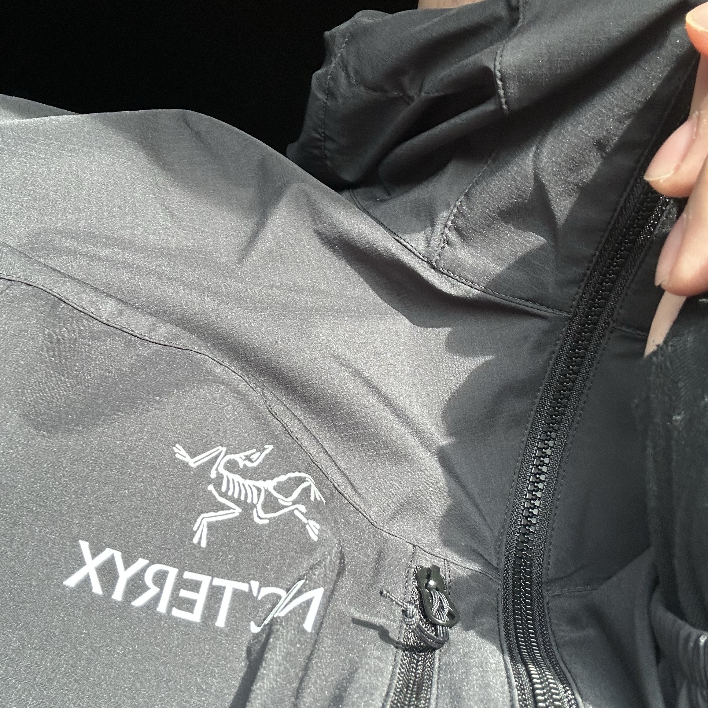 Arc'teryx Squamish Hoody Black 착용 스타일
