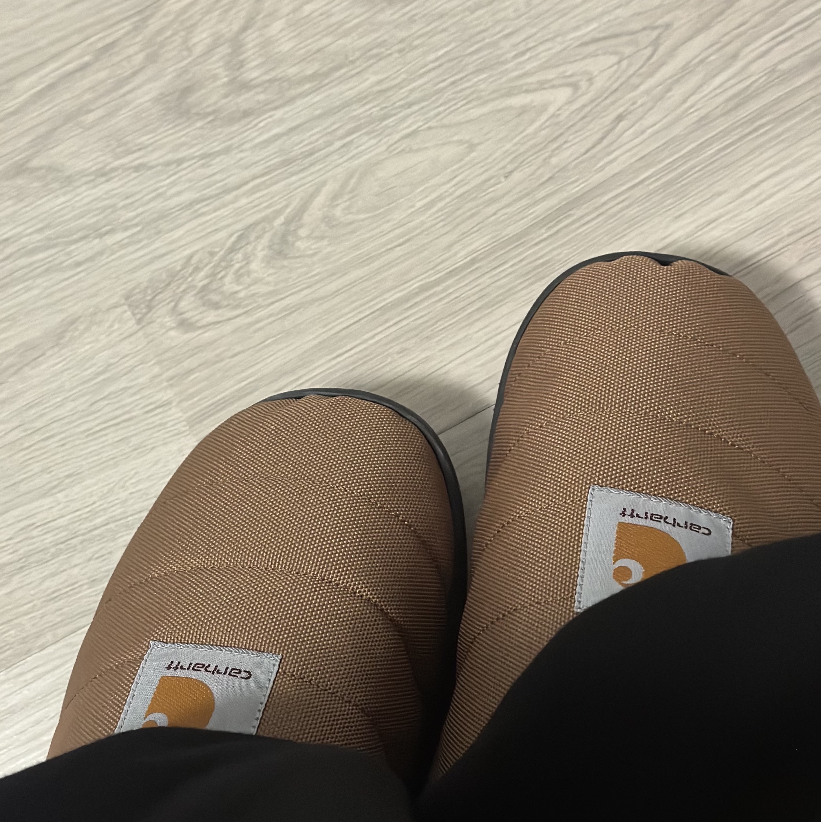 Subu x Carhartt WIP Cordura Sandal Hamilton Brown 착용 스타일