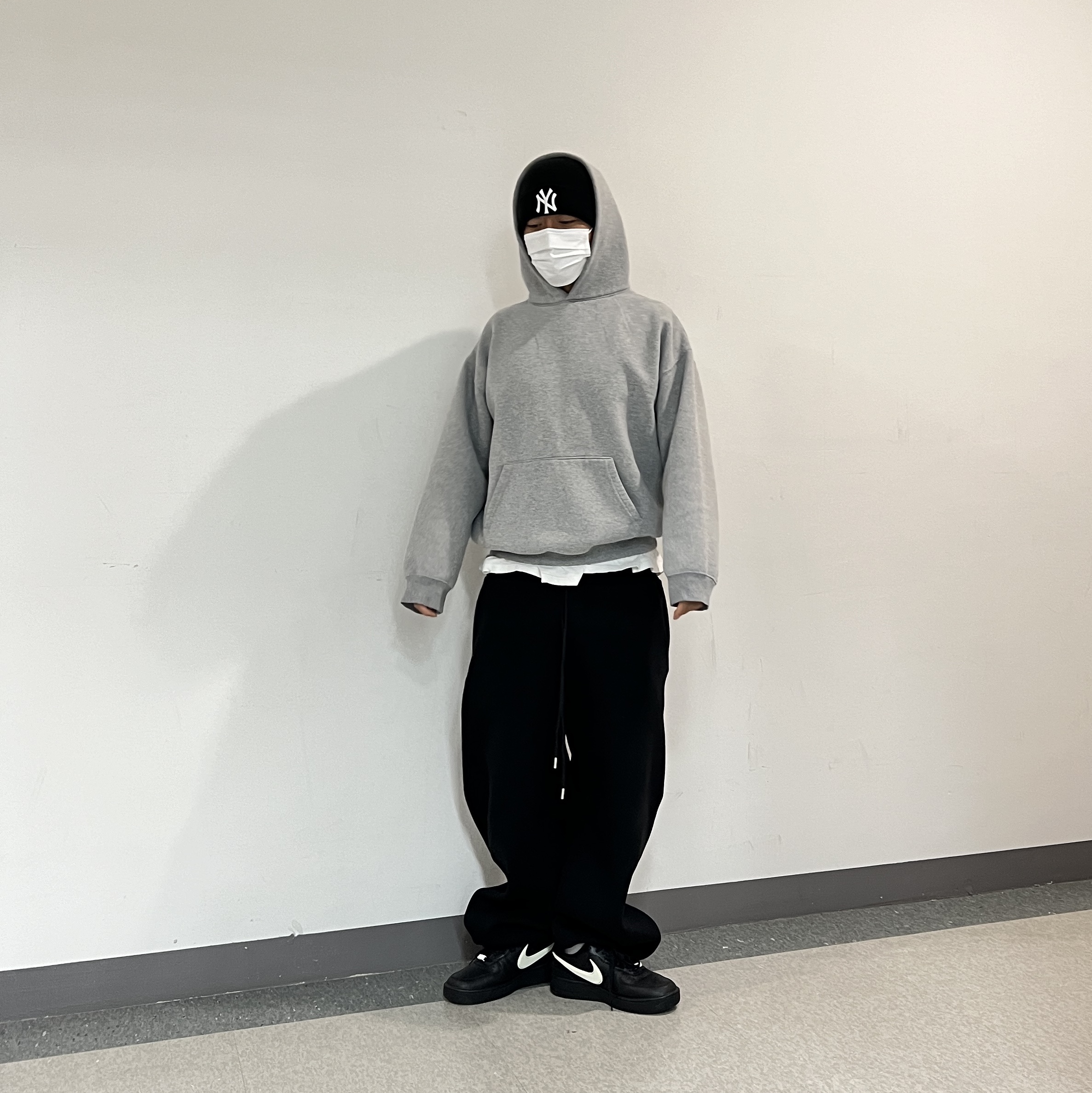 Nike x Ambush Air Force 1 Low SP Black 착용 스타일 - 1