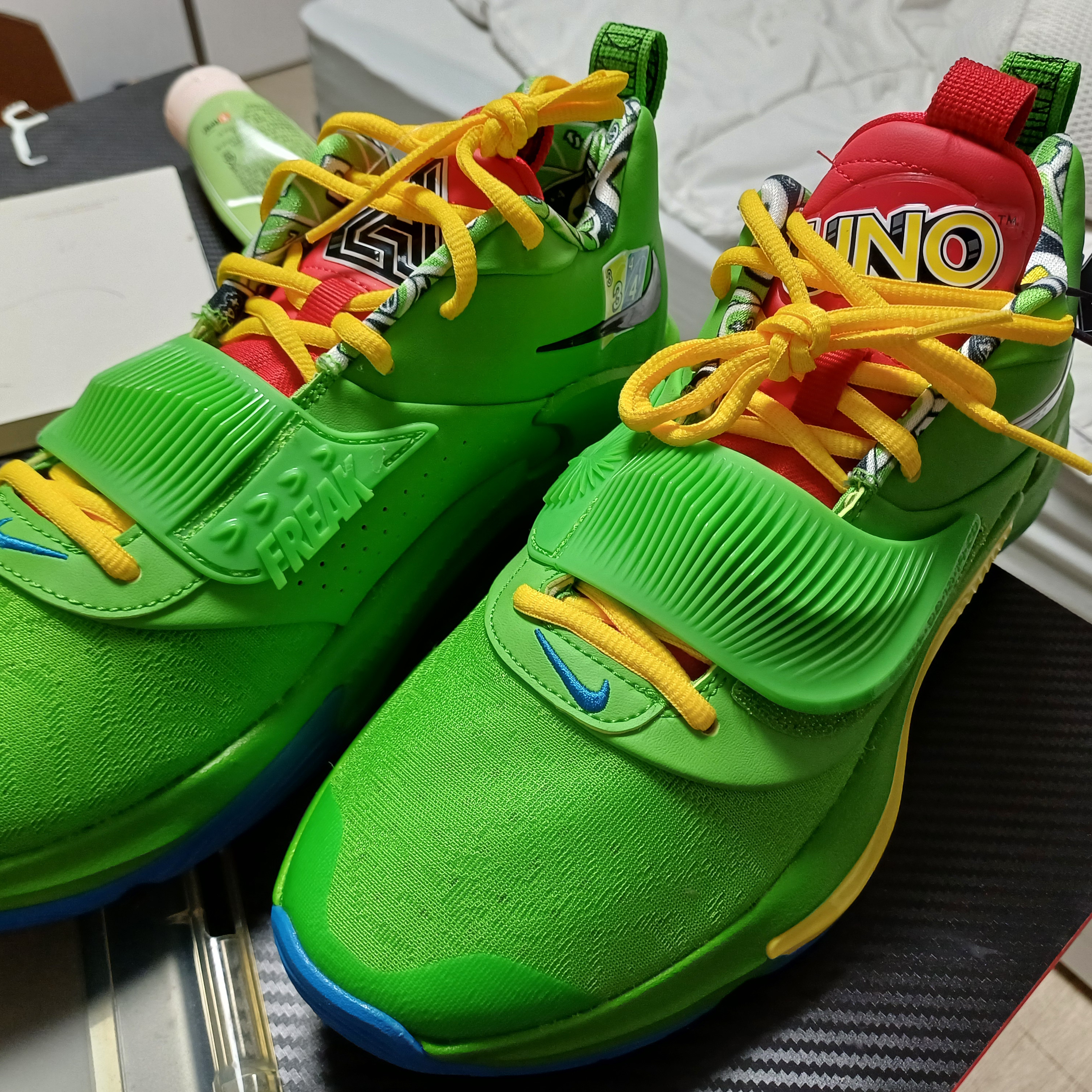 Nike x UNO Zoom Freak 3 NRG Green Bean 착용 스타일 - 1