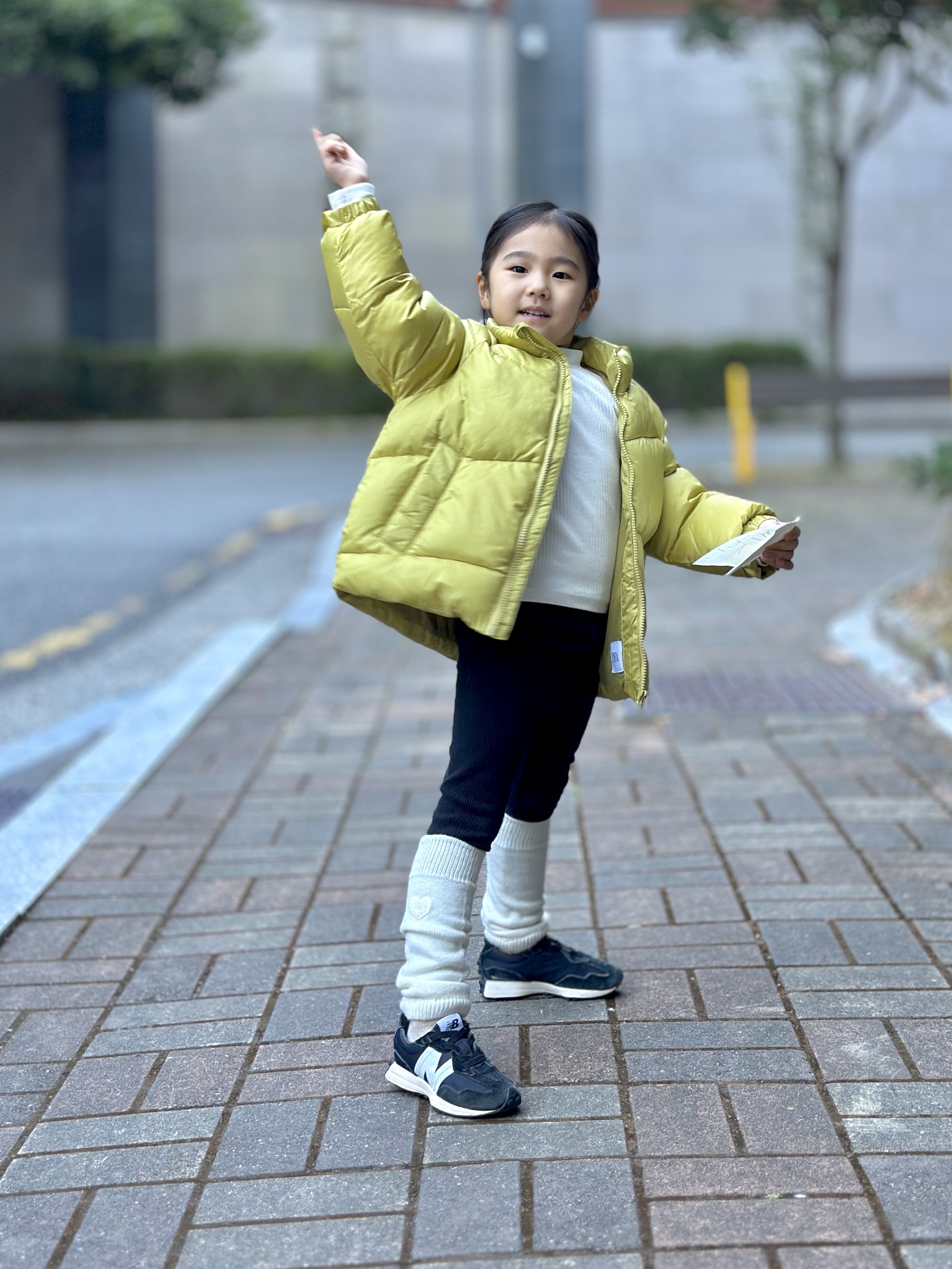 (PS) New Balance 327 Black 착용 스타일 - 2