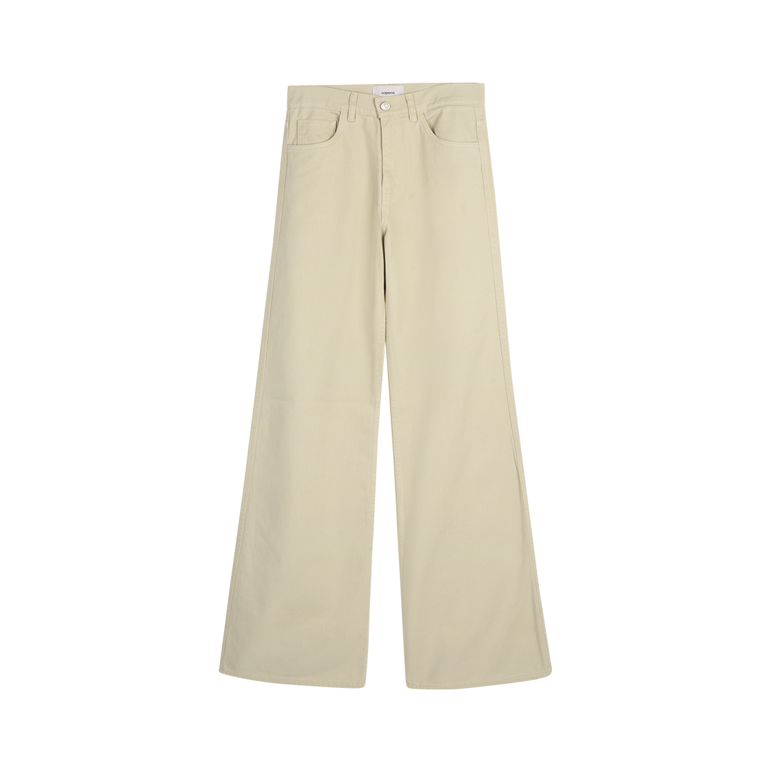 KW5APALCP02BG Coperni Wide Leg Denim Pants Beige - 25SS