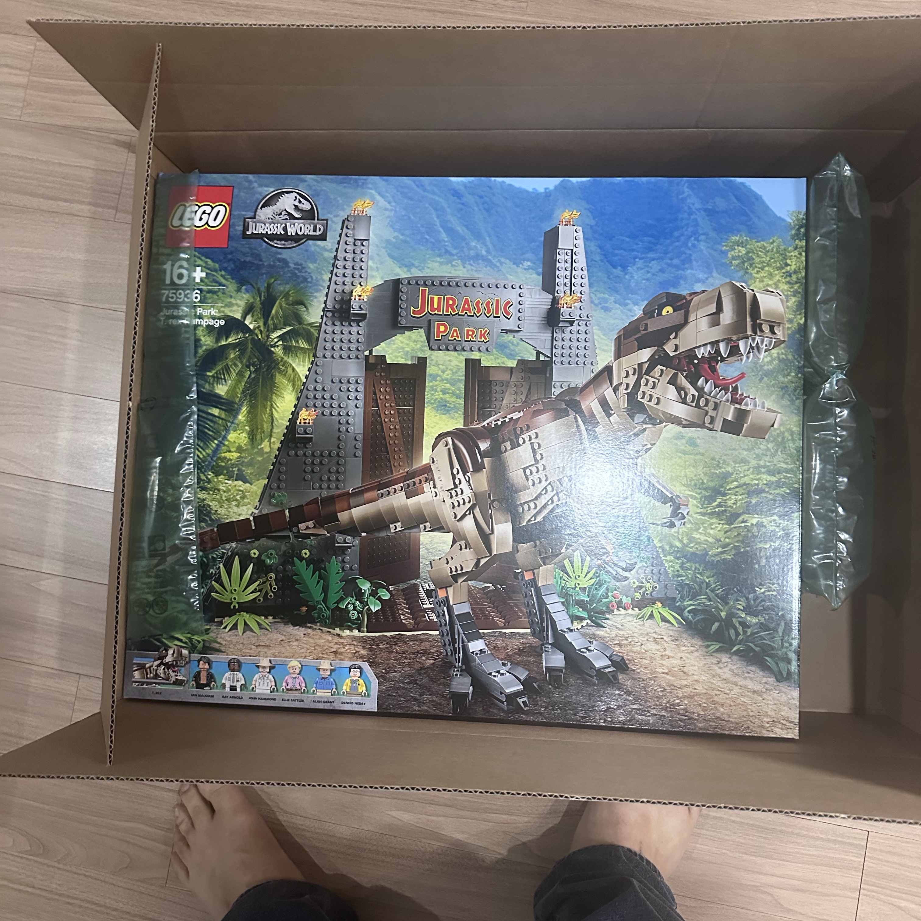 Lego Jurrasic World Jurassic Park: T. rex Rampage 착용 스타일
