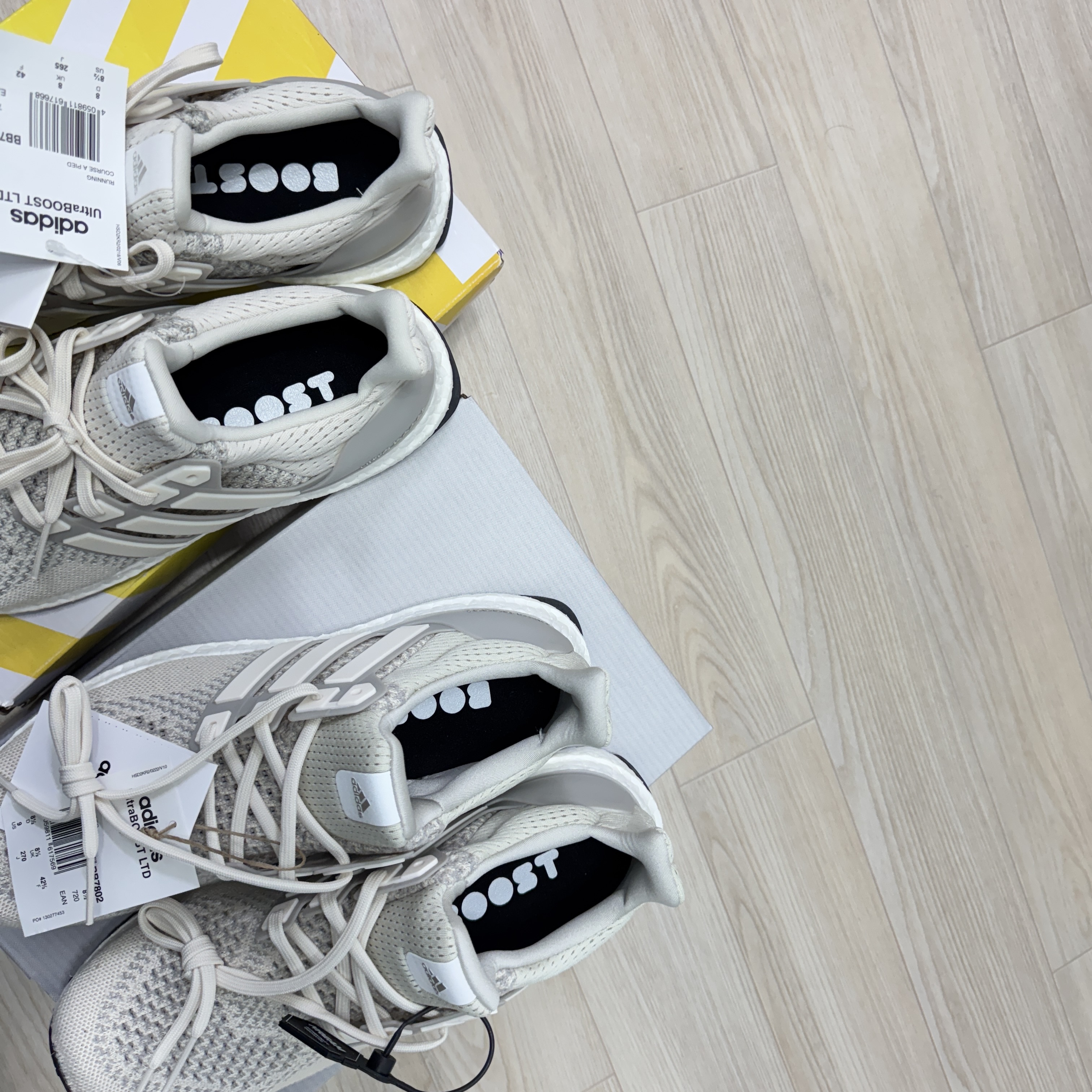 Adidas Ultraboost 1.0 Cream White 착용 스타일 - 6